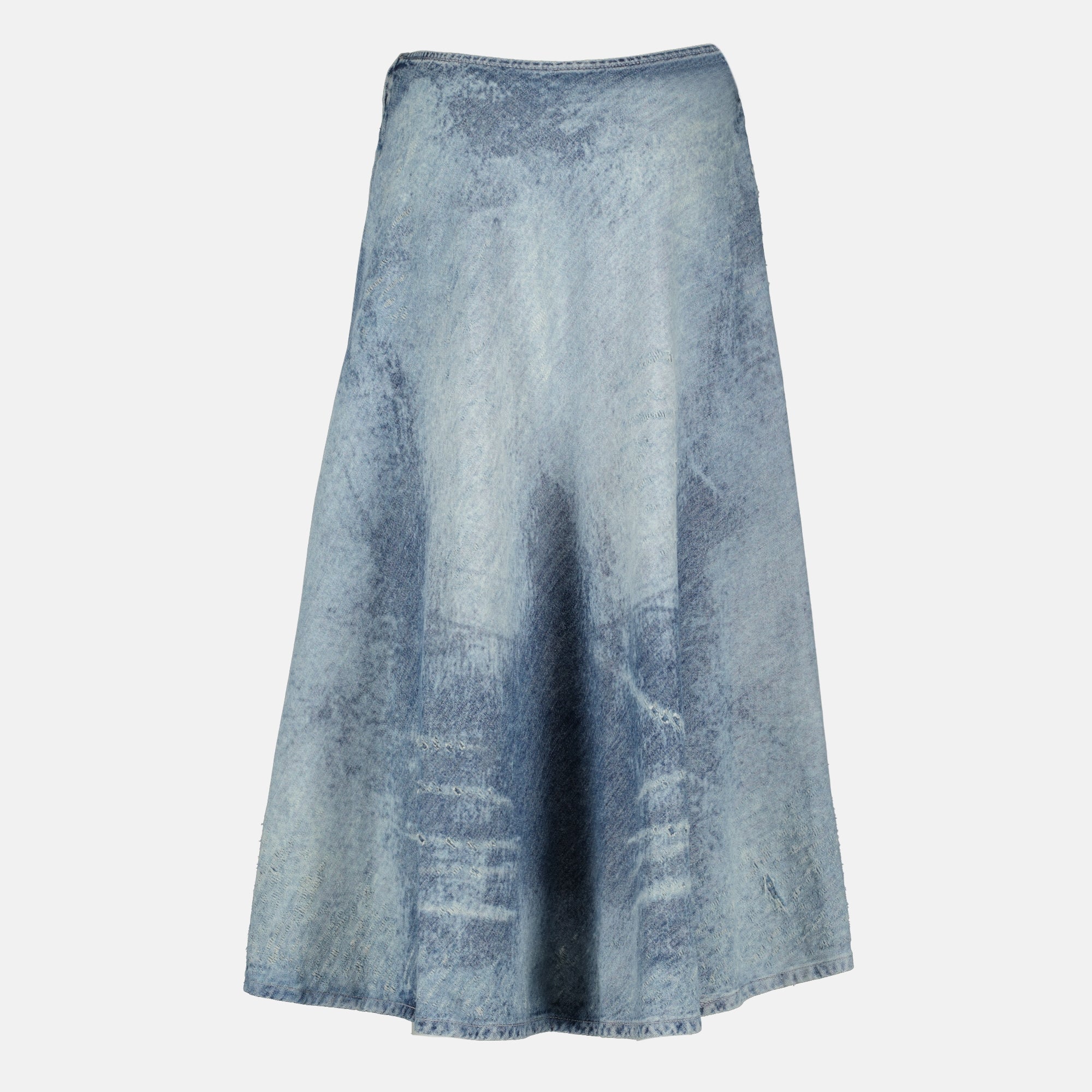 Diesel skirt, denim skirt, faded blue skirt, autumn winter fashion, contemporary women's wear
