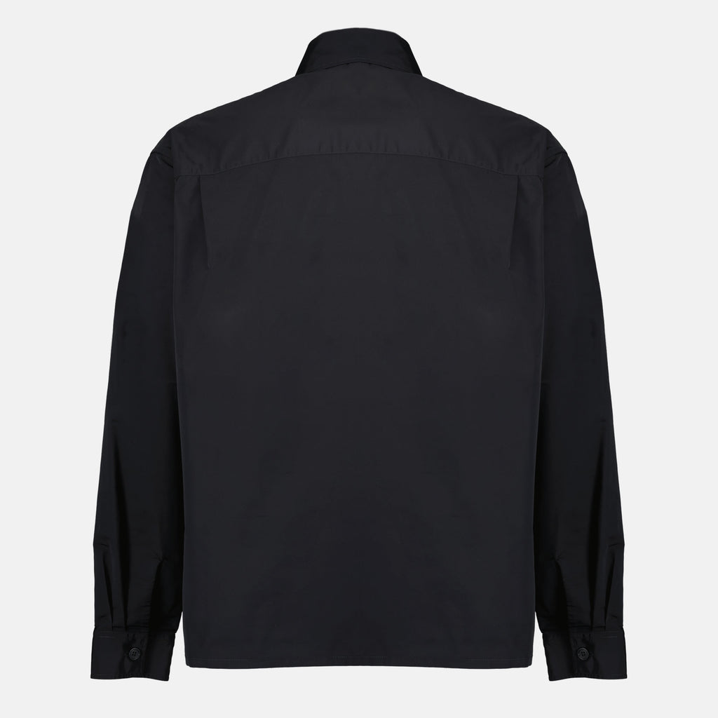 Black Zip Shirt with Dior Loop