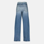 Imagen del Jean Droit de Denim de Mm6 para Mujeres - Temporada Primavera-Verano 2026 - Vista de Detalle del Producto 1