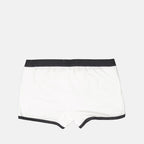 cotton boxer shorts, Dior, embroidered bee, elegant loungewear, designer underwear