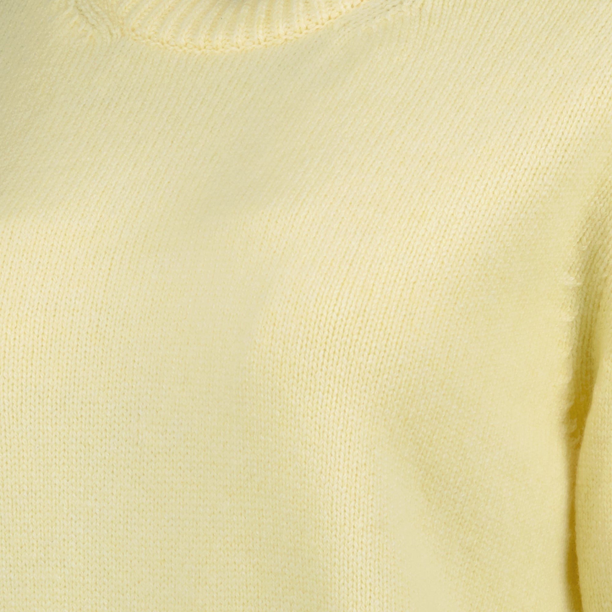 cashmere pullover, short sleeve sweater, yellow pullover, Khaite Davin, Spring-Summer collection