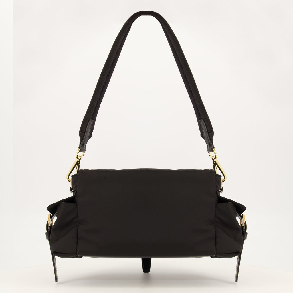 Borsa Explore in Re-Nylon Nera