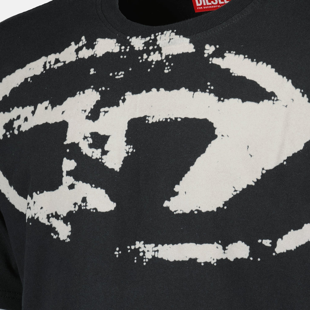 T-shirt, Diesel, oversized T-shirt, Cotton jersey, Round neck