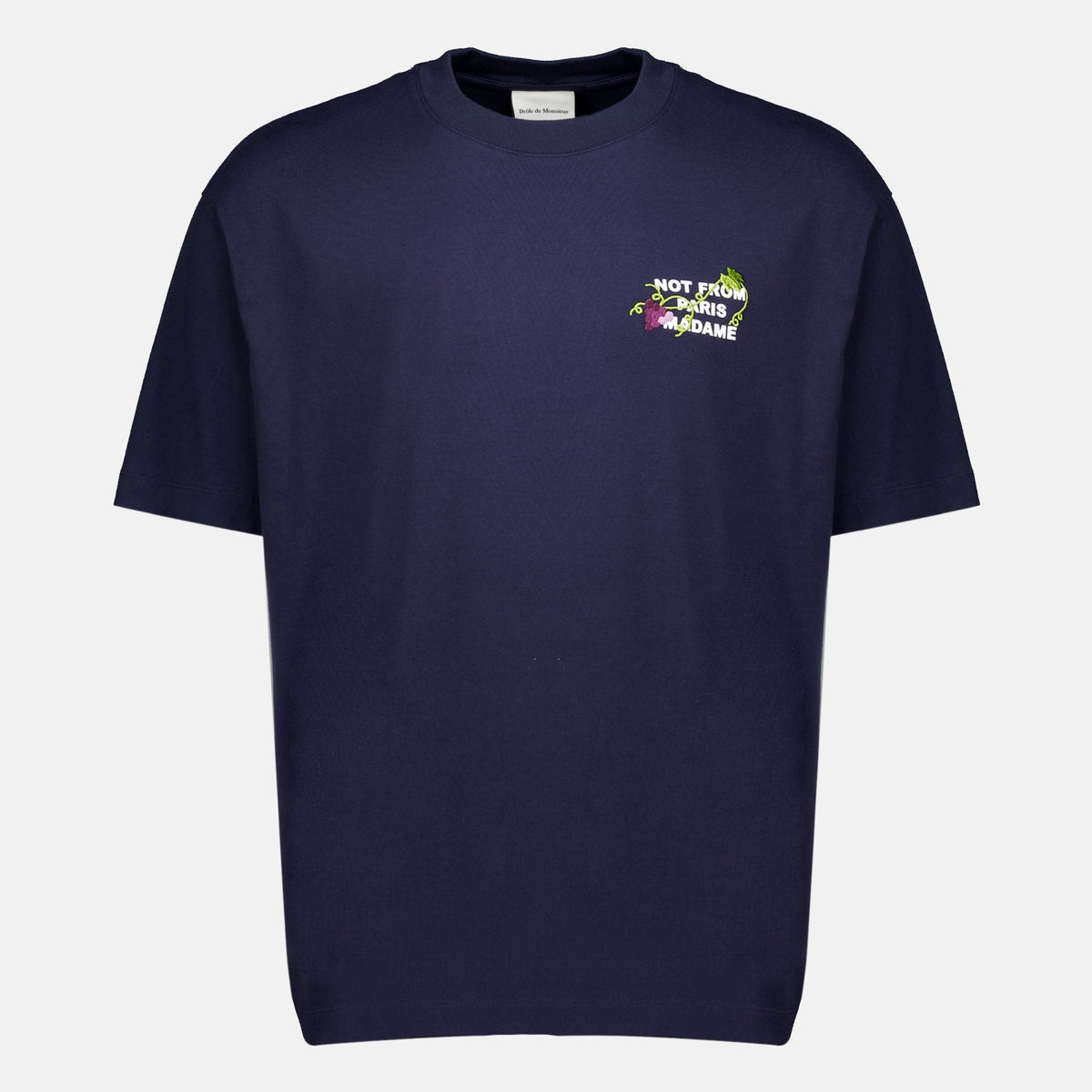Camiseta Slogan Vigne de algodón orgánico