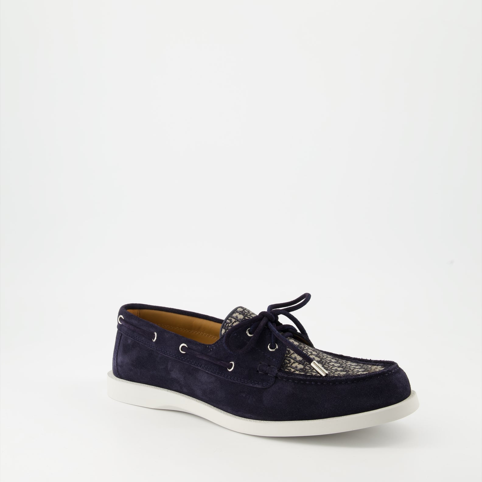 Granville Boat Shoes, Dior, Blue Suede Shoes, Luxury Footwear, Designer Boat Shoes