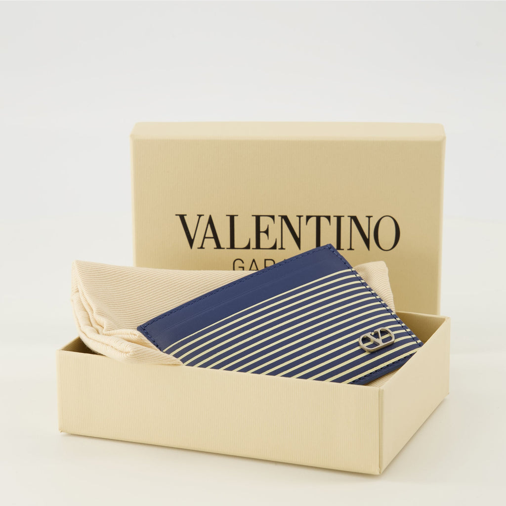 Vlogo Striped Card Holder