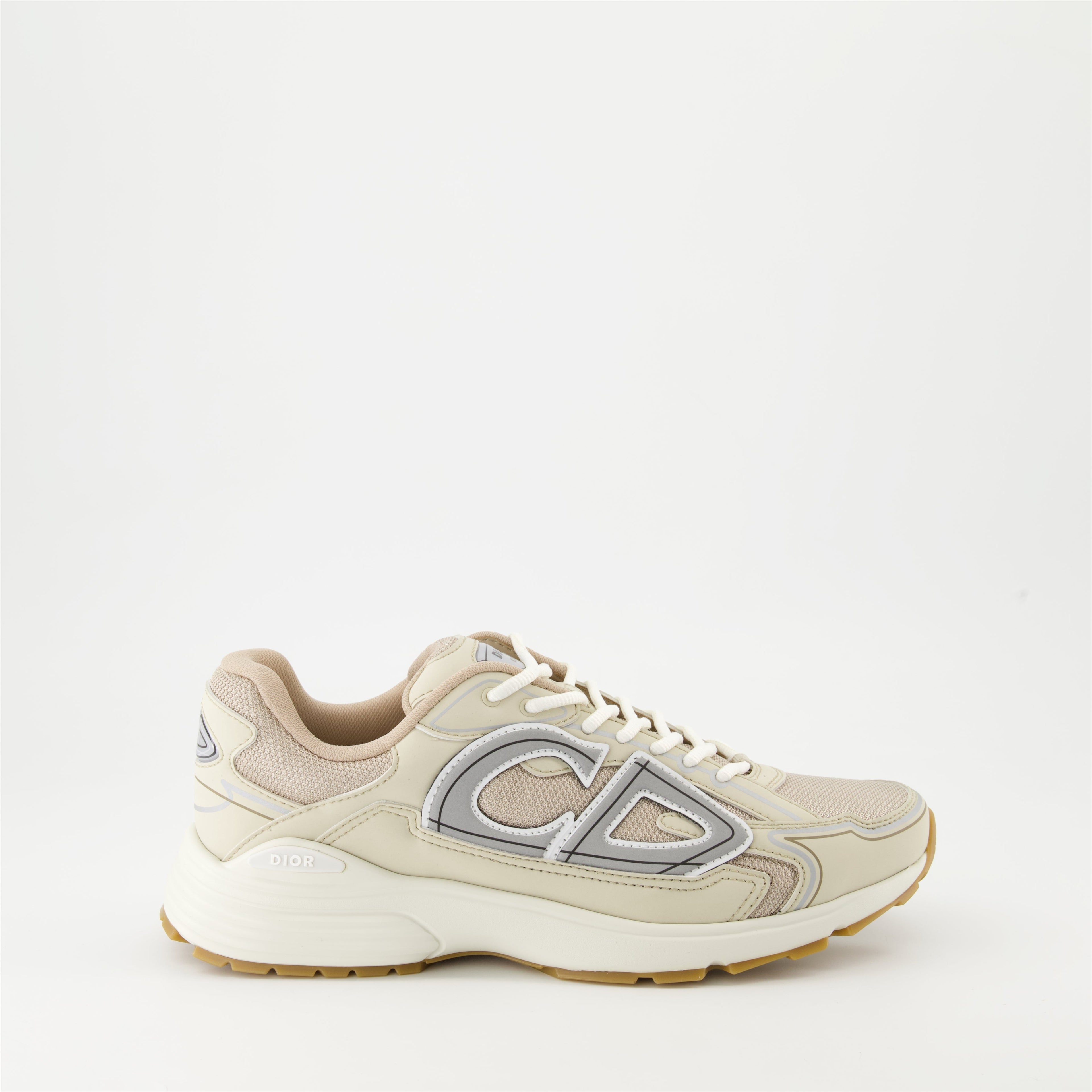 Dior sneakers, beige sneakers, luxury sportswear, designer footwear, high-end fashion