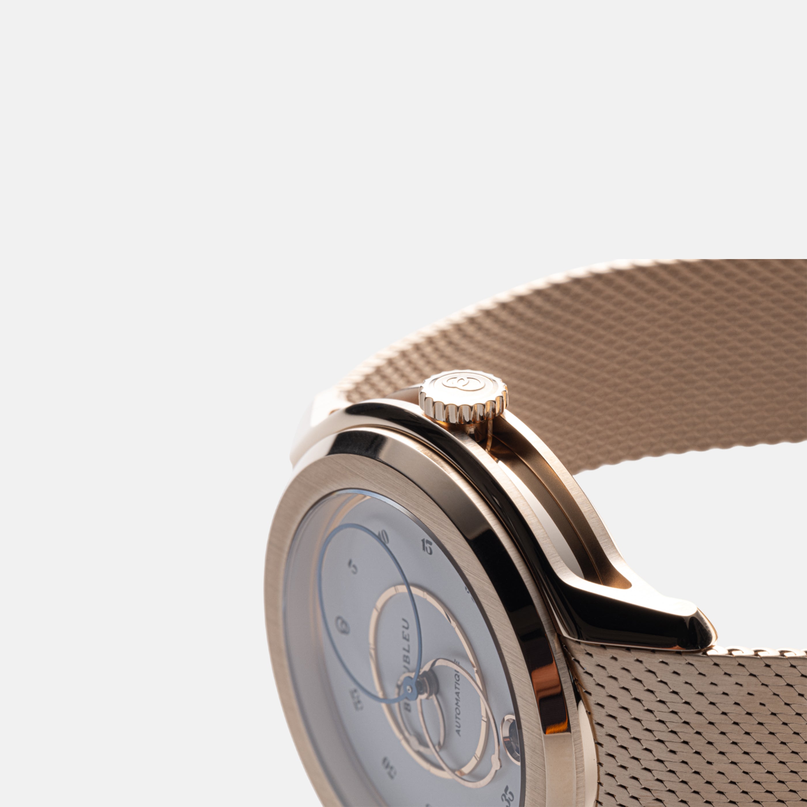 Beaubleu Ecce Lys, unisex watch, gold watch, luxury timepiece, designer watch