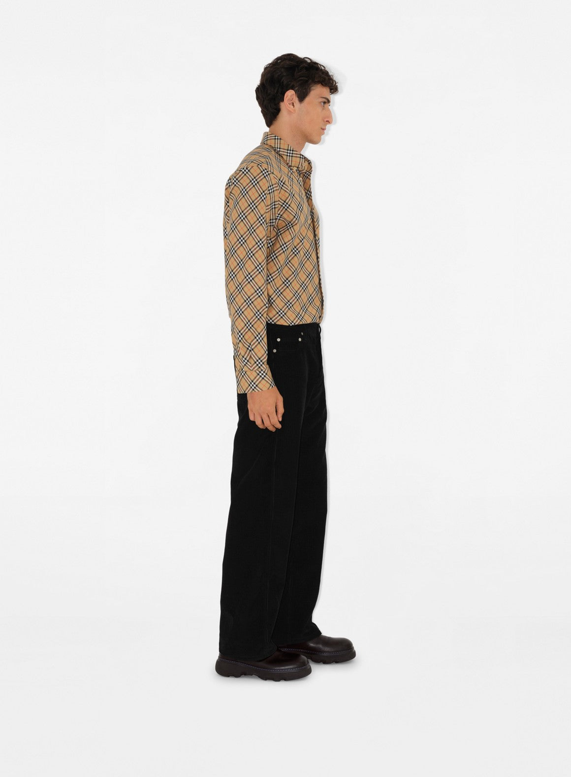 clarks shoes dress Burberry Check Shirt M Beige