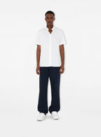 Burberry, men's white shirt, luxury fashion, short sleeve shirt, designer clothing