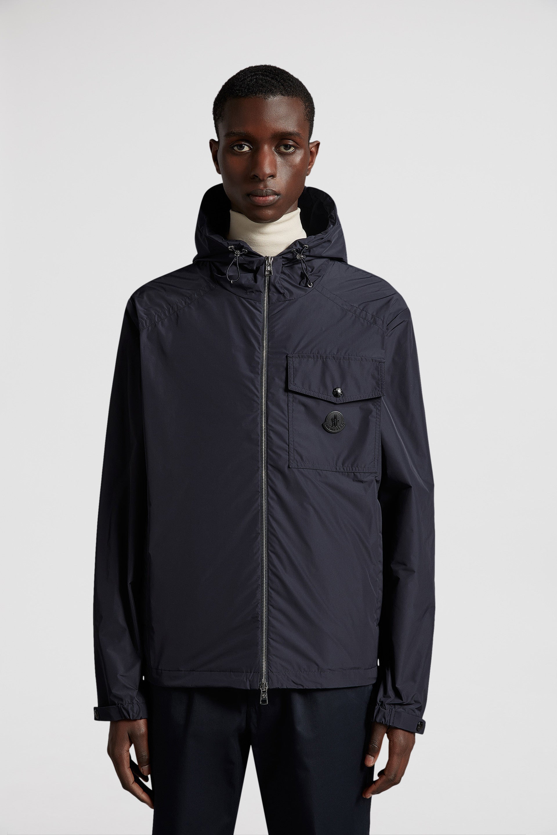 Moncler jacket, luxury men's jackets, blue jacket for men, high-end outerwear, designer winter wear