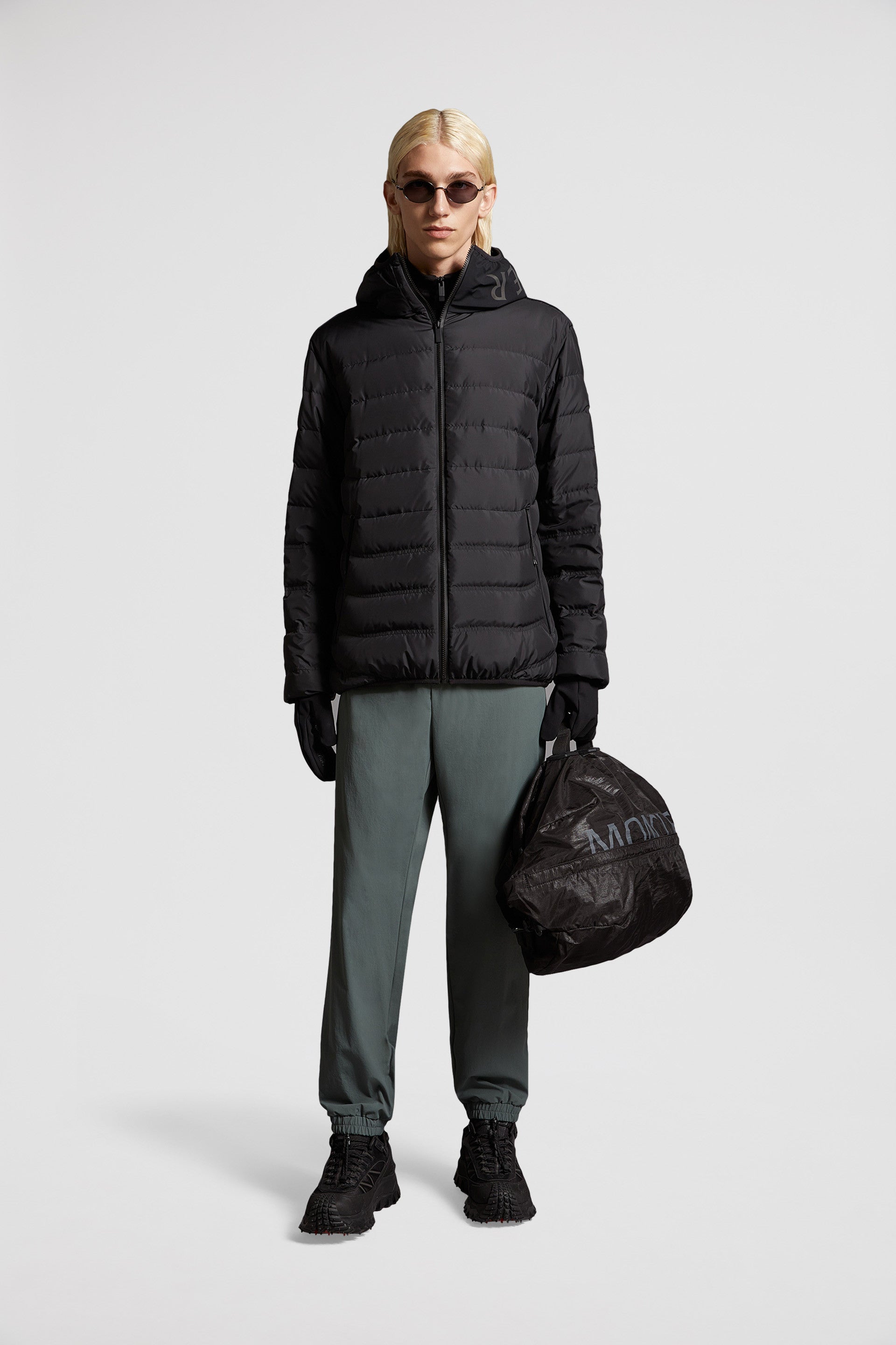 luxury down jacket, Moncler jacket, black jacket, winter coats, high-end outerwear