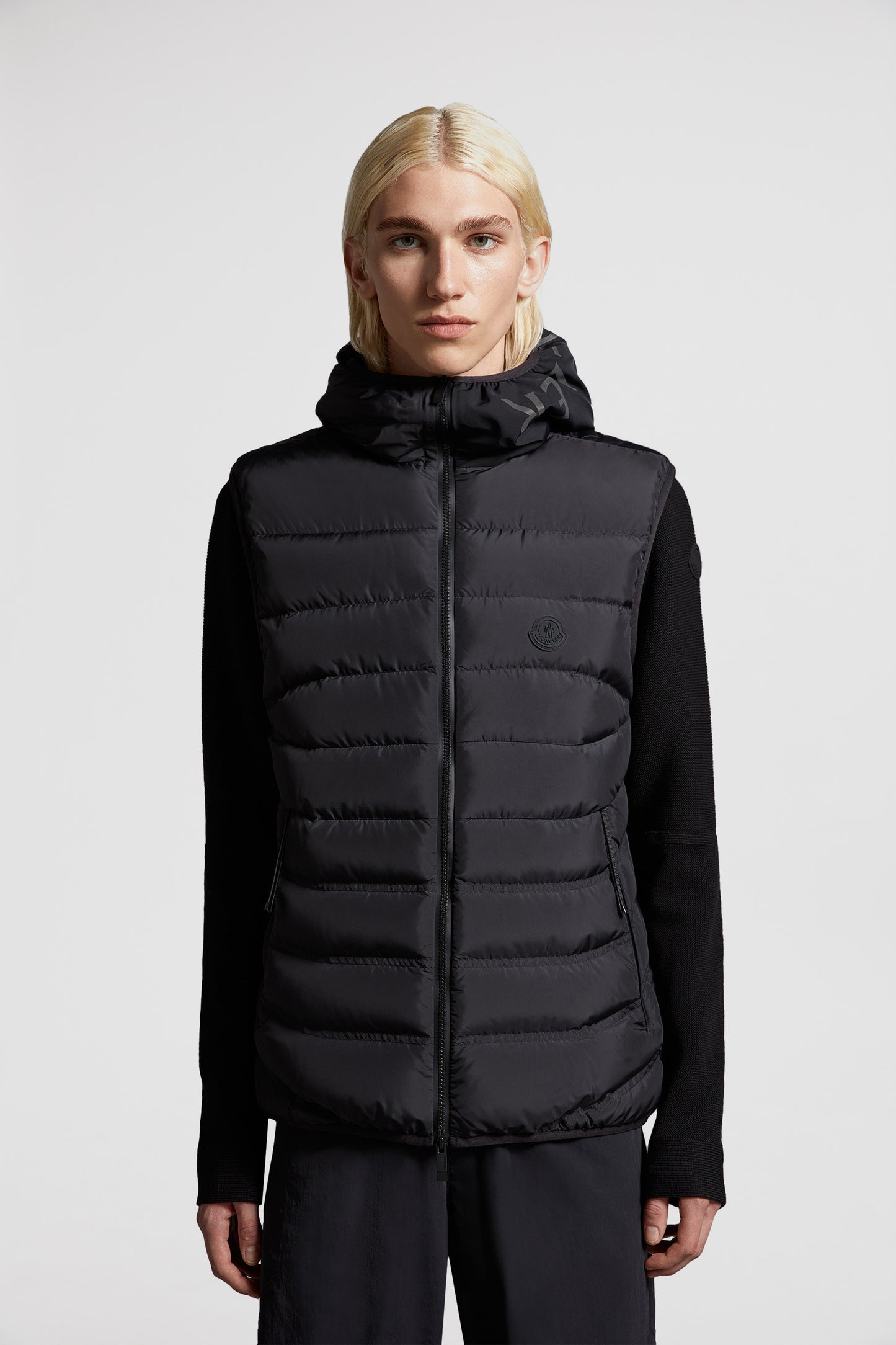 Quilted jacket, sleeveless jacket, luxury outerwear, Moncler, Nuberia jacket