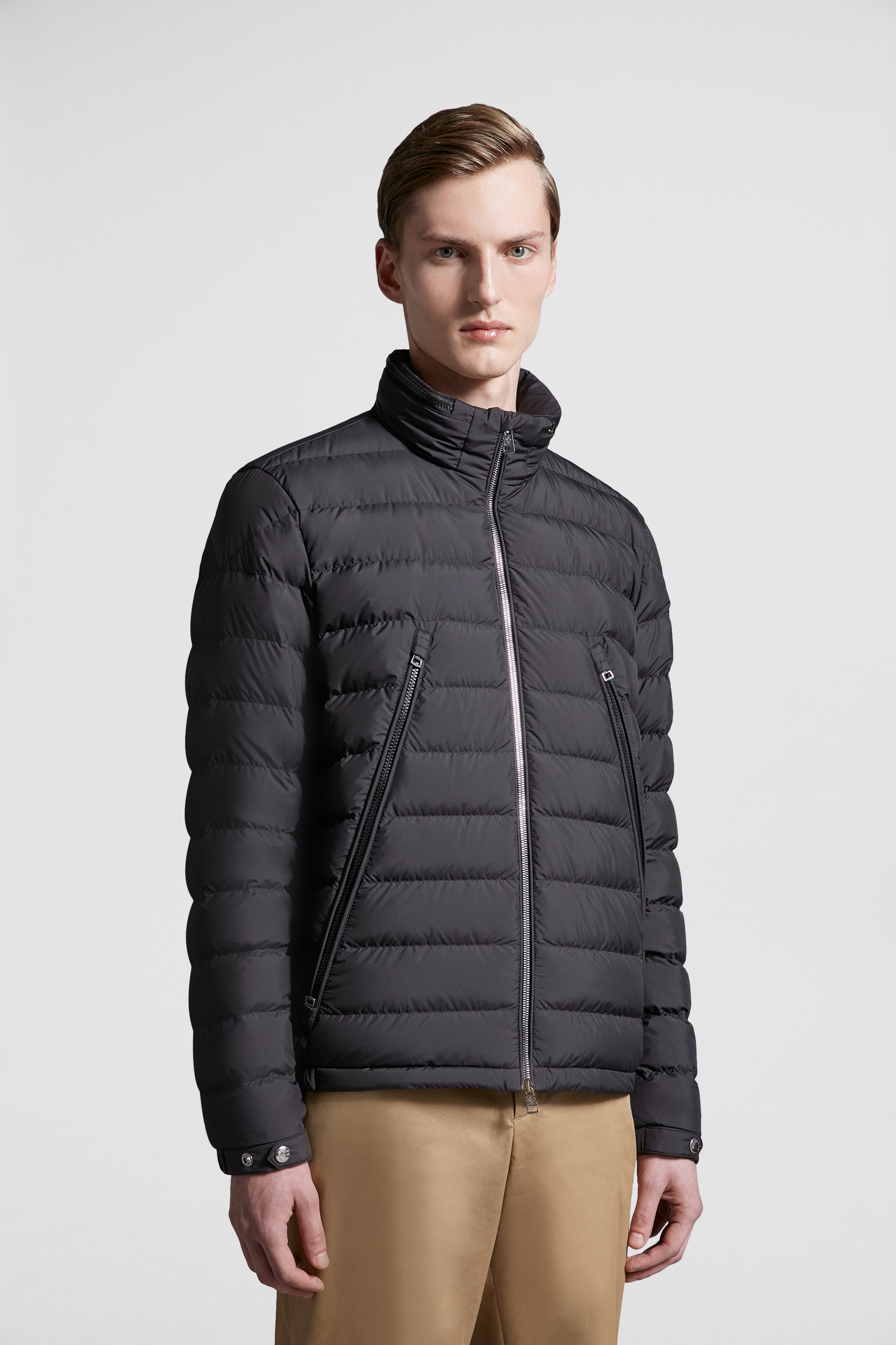 luxury down jacket, Moncler winter jacket, black down jacket, premium winter wear, stylish men's outerwear