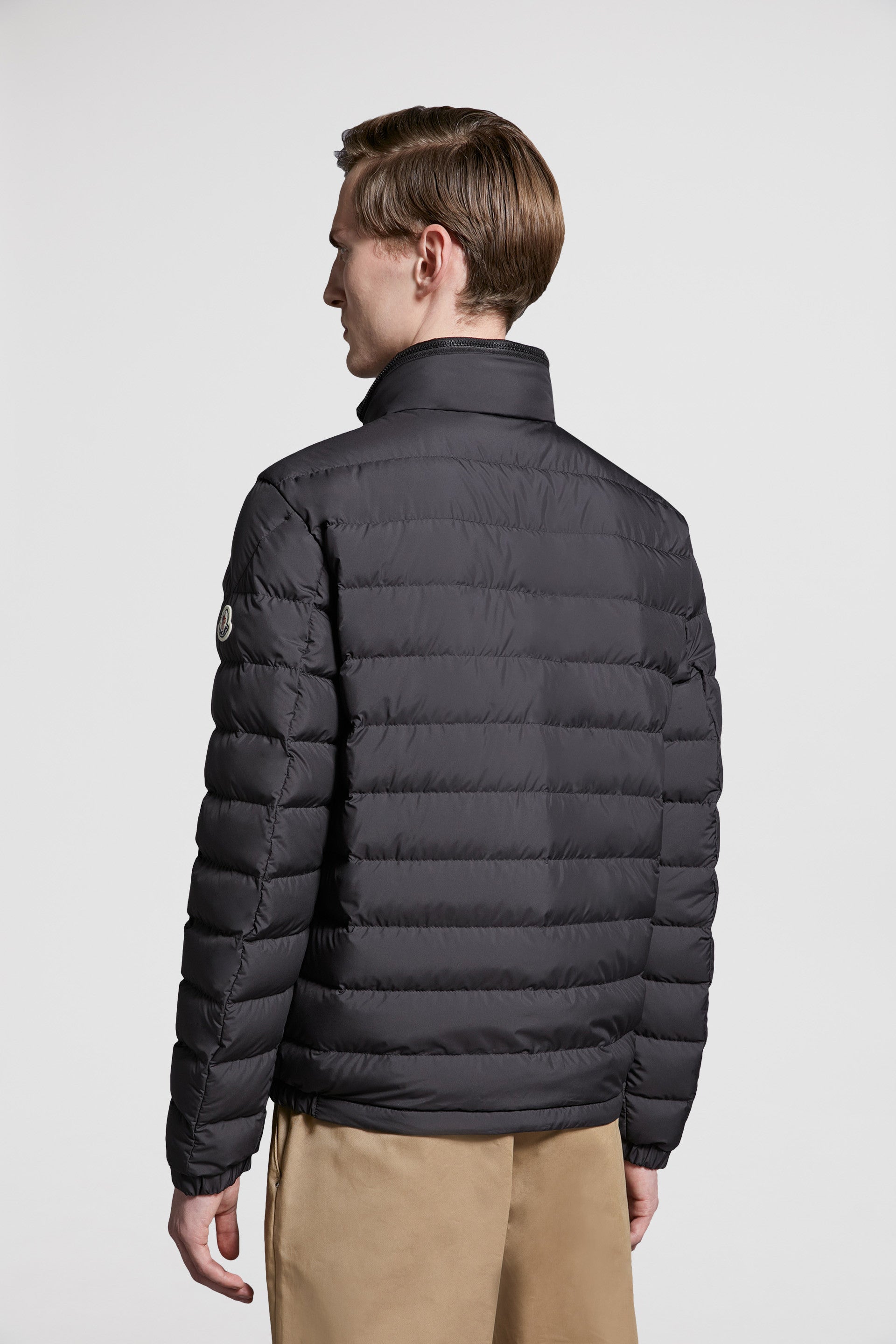 luxury down jacket, Moncler winter jacket, black down jacket, premium winter wear, stylish men's outerwear