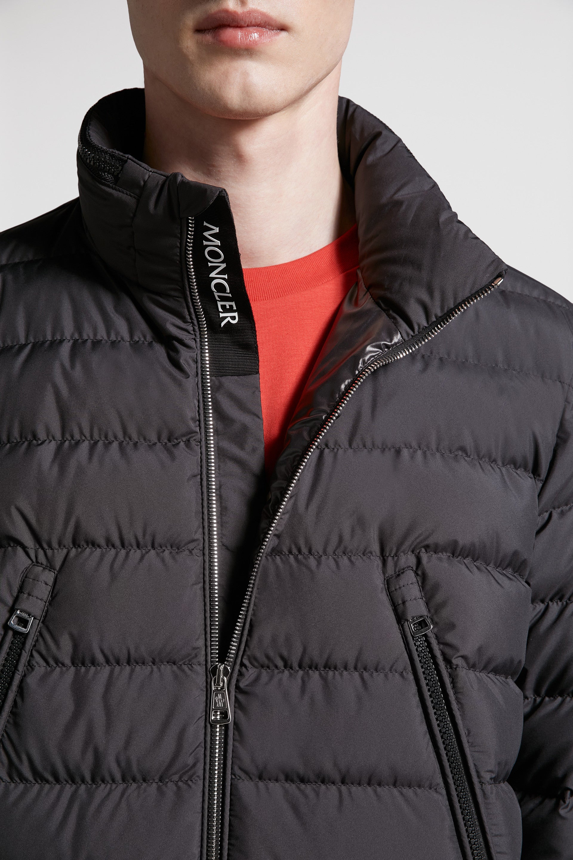 luxury down jacket, Moncler winter jacket, black down jacket, premium winter wear, stylish men's outerwear