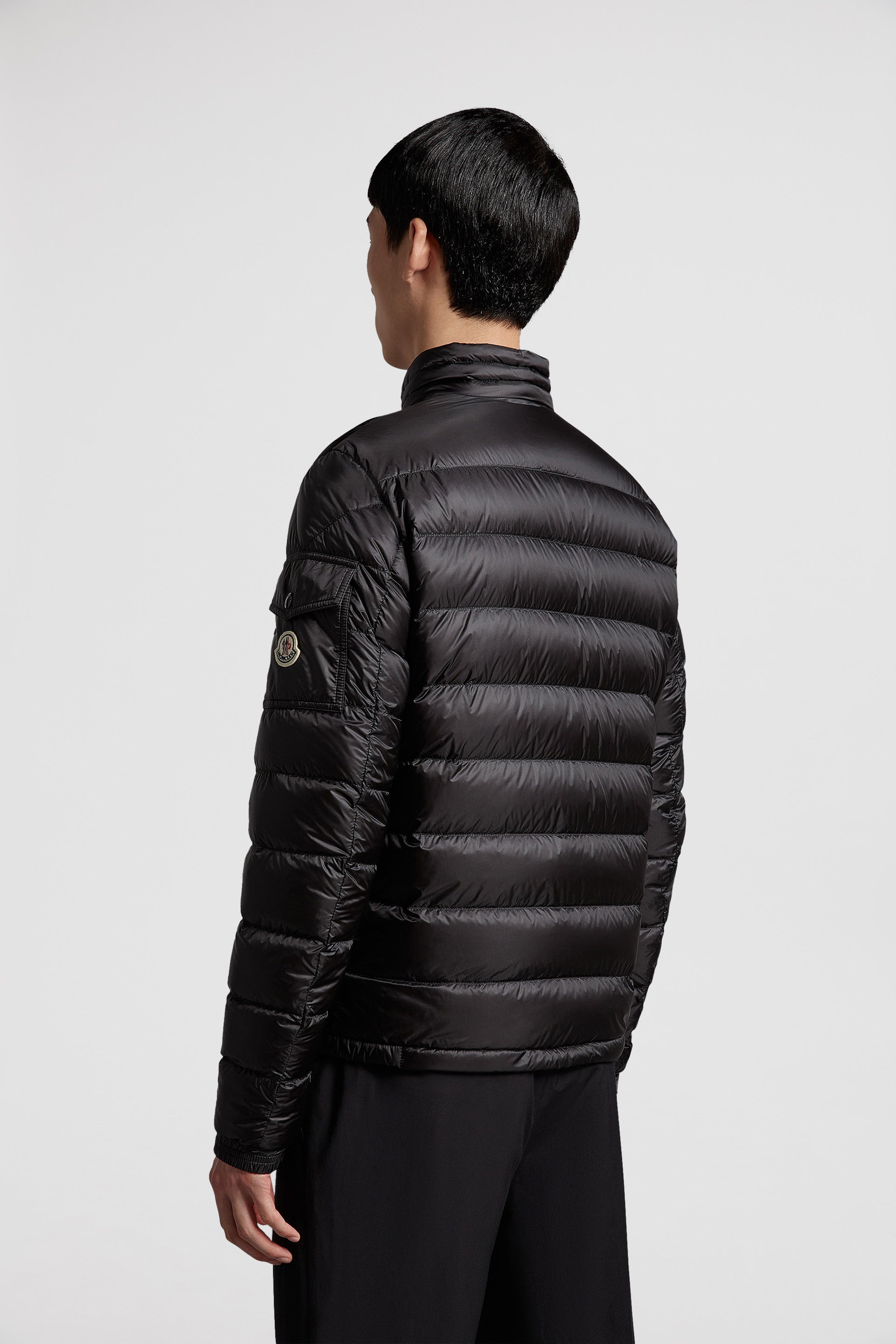 Agay Black Down Jacket Moncler Men WE IN STYLE