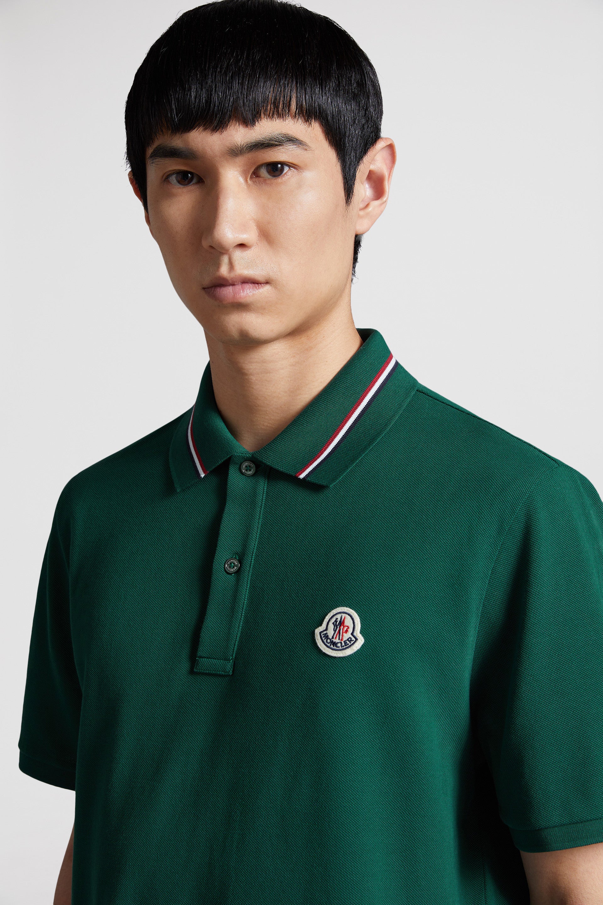 Moncler, Polo Shirt, Tipped Edge, Luxury Fashion, Men's Clothing