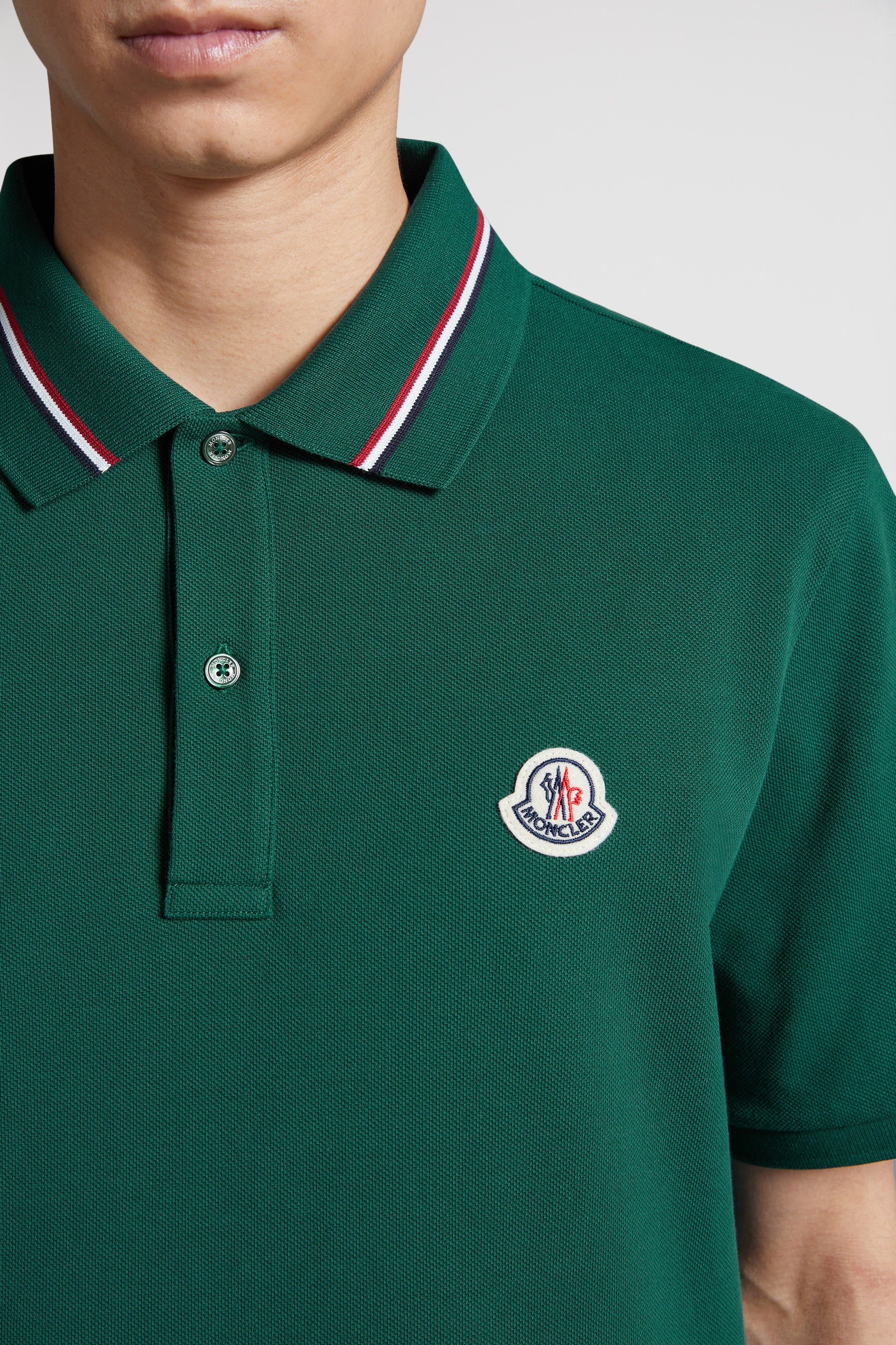 Moncler, Polo Shirt, Tipped Edge, Luxury Fashion, Men's Clothing