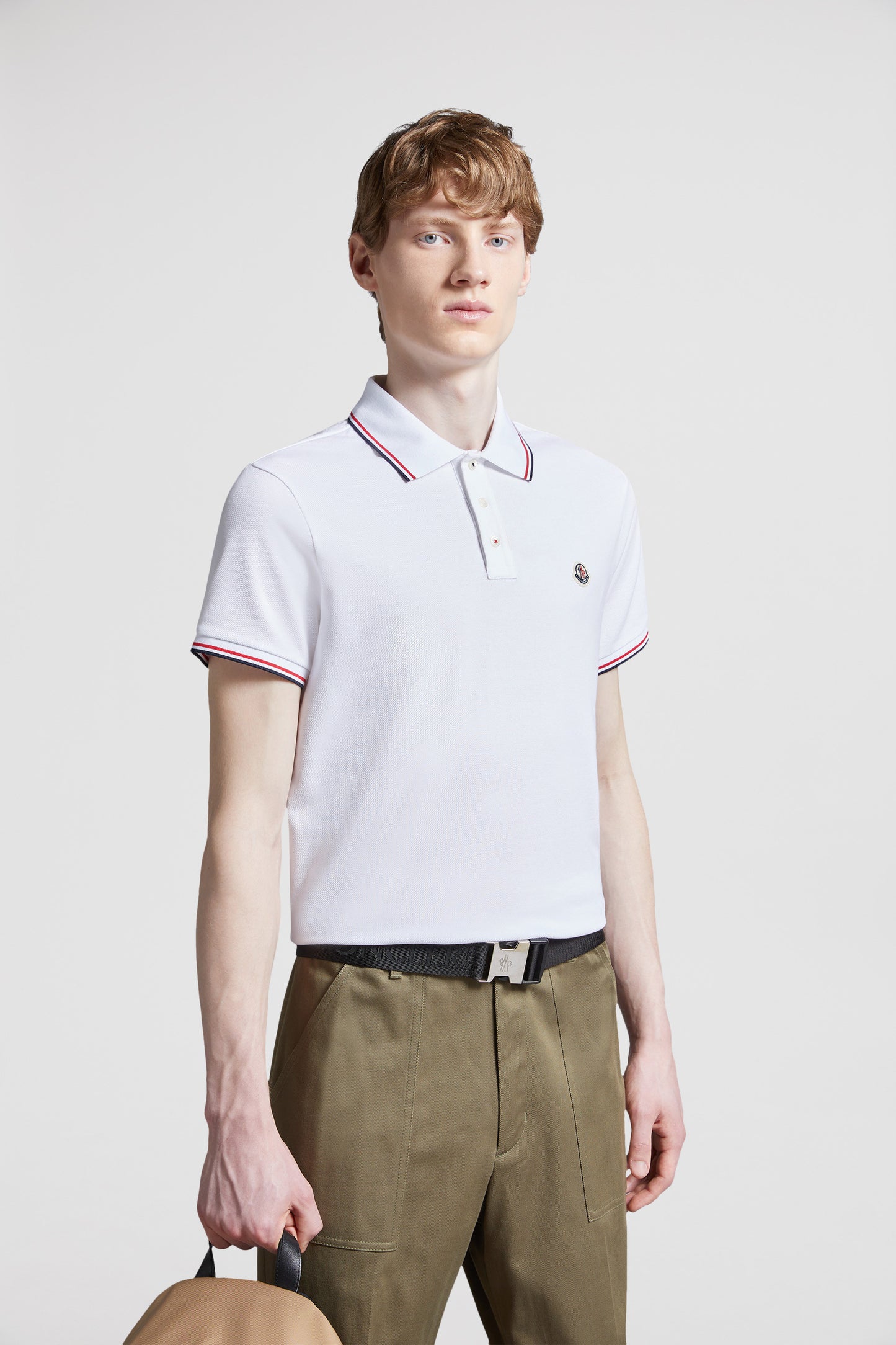 Moncler Polo, luxury polo shirt, designer polo, elegant men's wear, high-end fashion