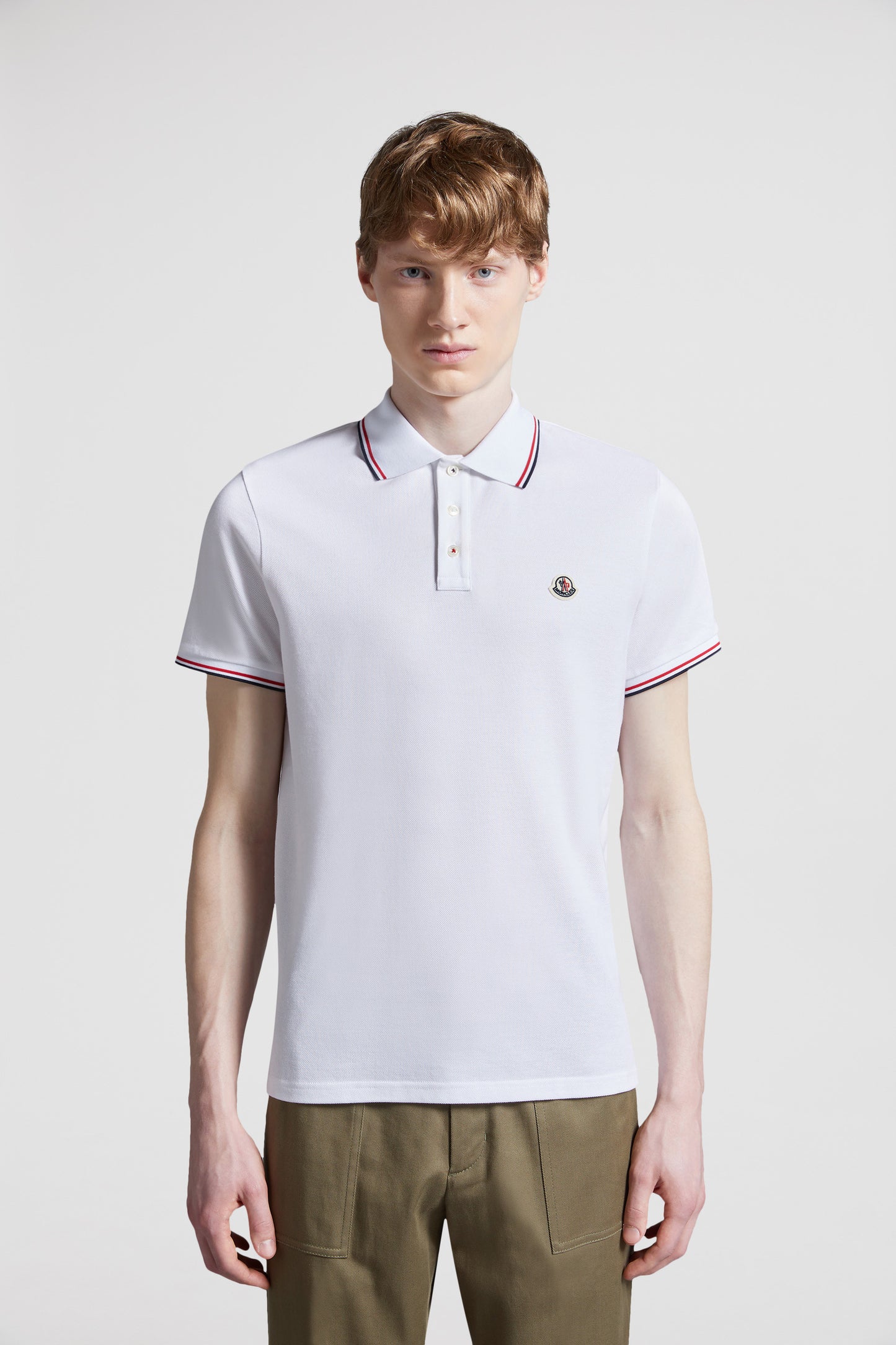 Moncler Polo, luxury polo shirt, designer polo, elegant men's wear, high-end fashion