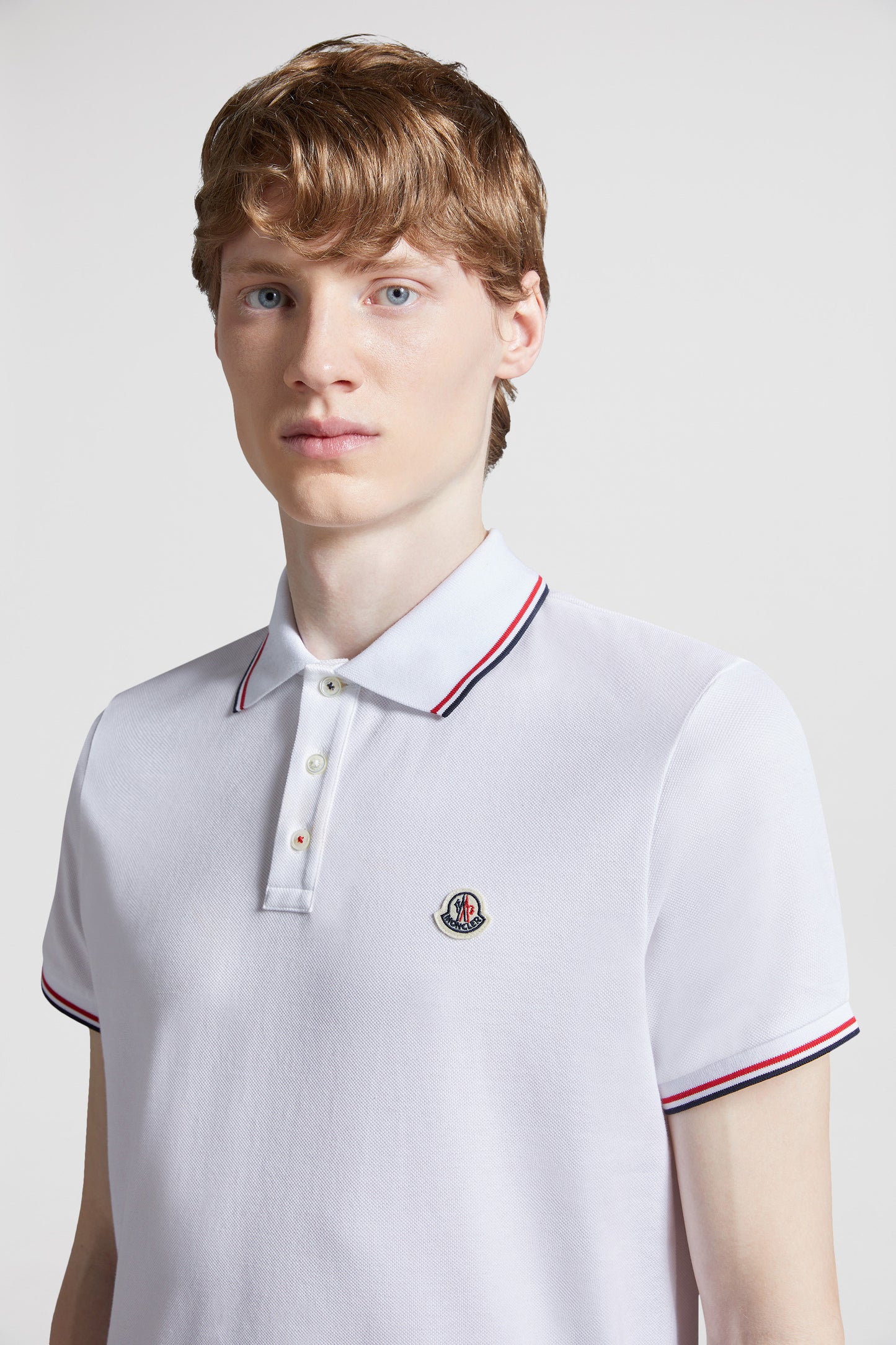 Moncler Polo, luxury polo shirt, designer polo, elegant men's wear, high-end fashion