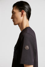 Blue T-shirt, Moncler, Luxury T-shirt, Men's Fashion, Designer T-shirt