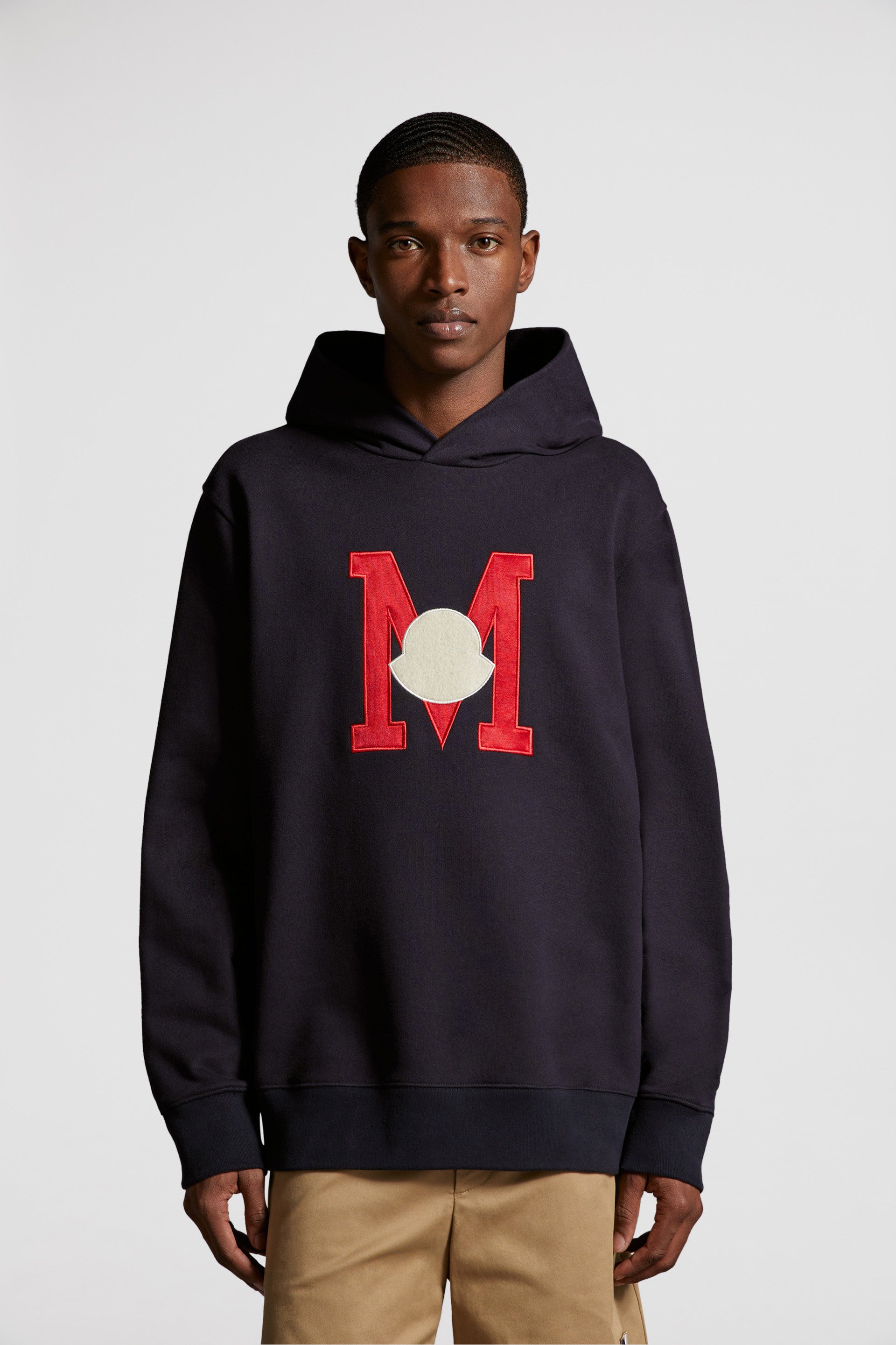 logo hoodie, Moncler hoodie, luxury sweatshirt, designer hoodie, men's fashion