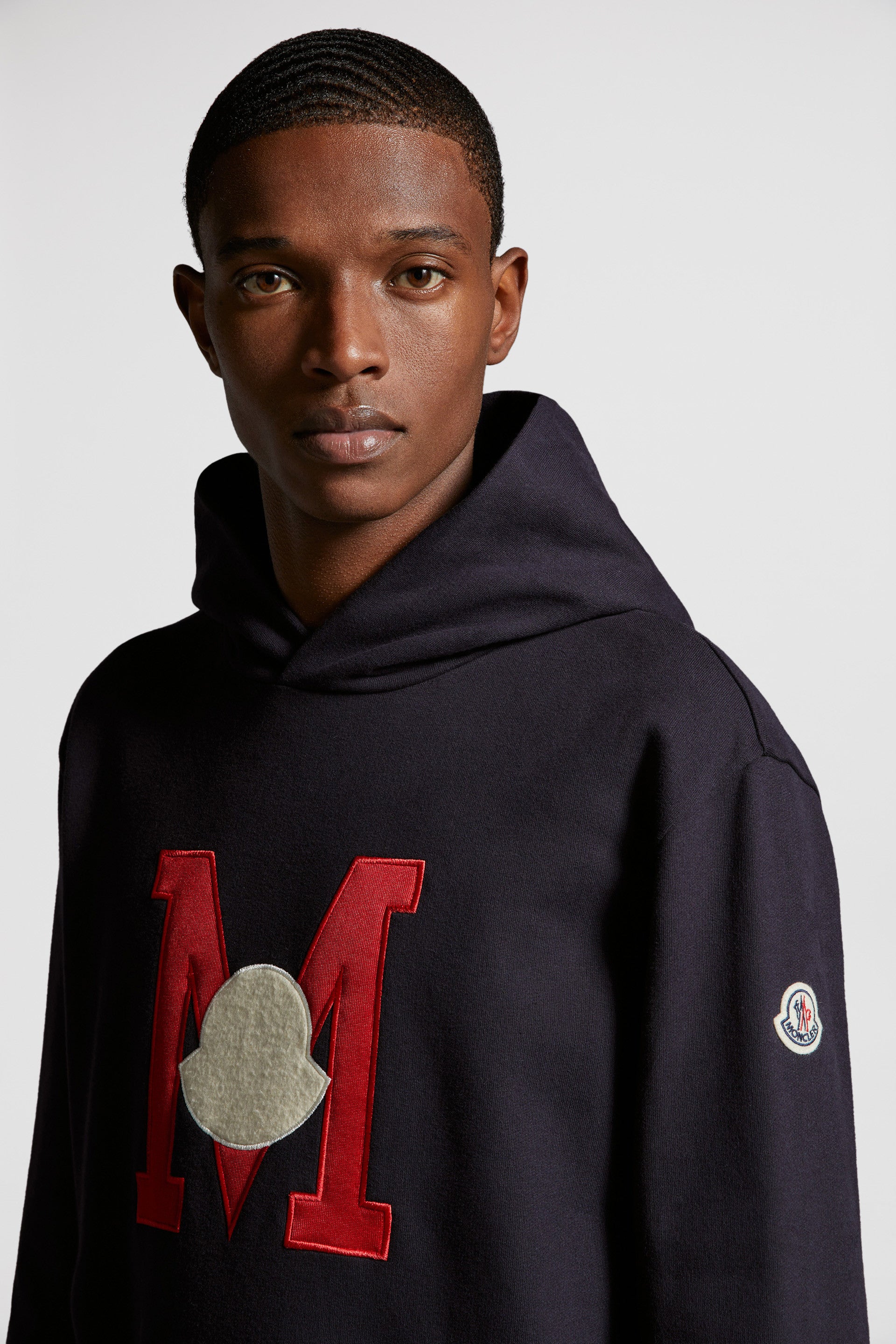 logo hoodie, Moncler hoodie, luxury sweatshirt, designer hoodie, men's fashion