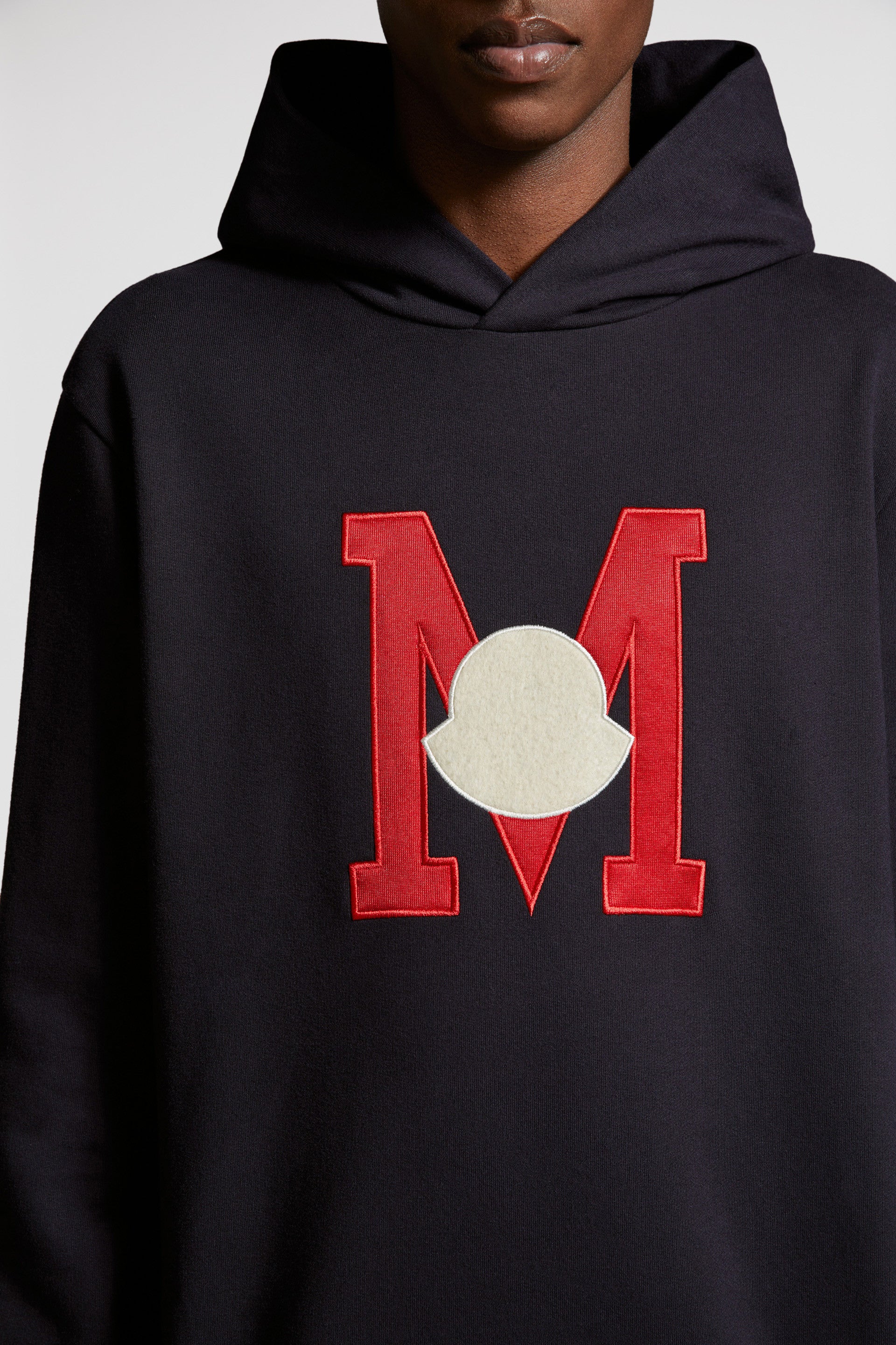 logo hoodie, Moncler hoodie, luxury sweatshirt, designer hoodie, men's fashion