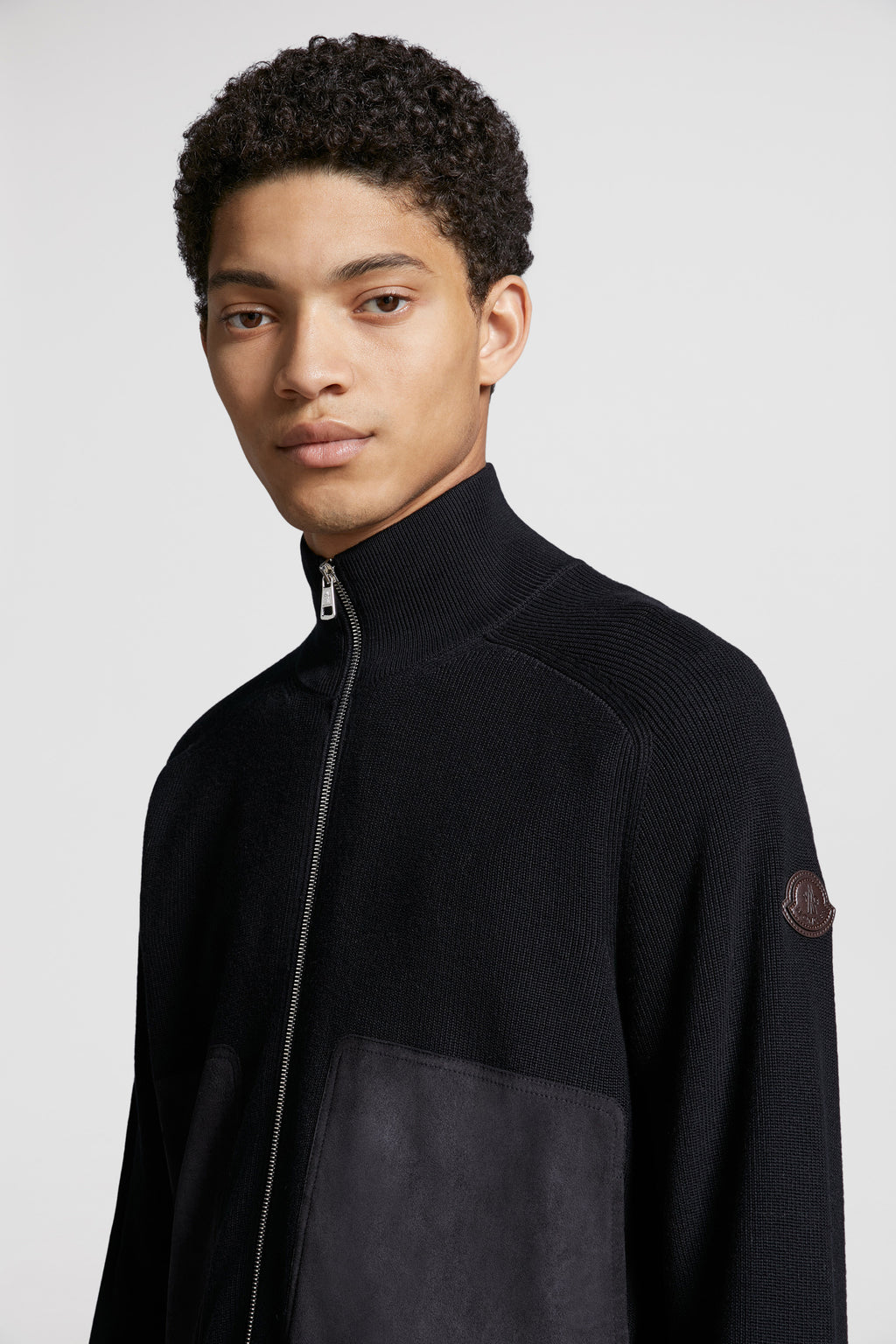 Bild der Cashmere-Baumwolle Zip-Jacke von Moncler für Herren - Saison Frühling-Sommer 2024 - Detailansicht 6