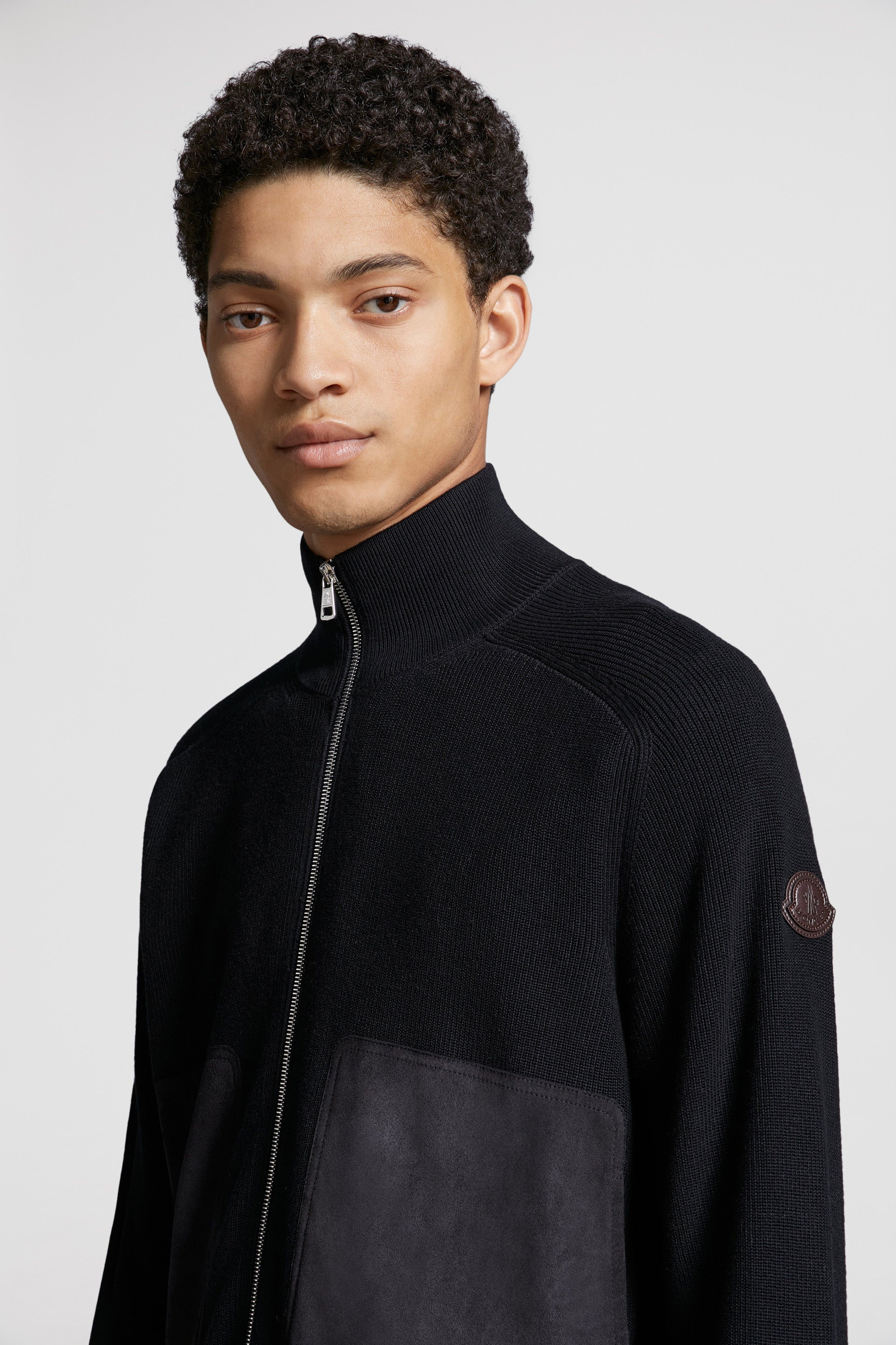 Bild der Cashmere-Baumwolle Zip-Jacke von Moncler für Herren - Saison Frühling-Sommer 2024 - Detailansicht 6