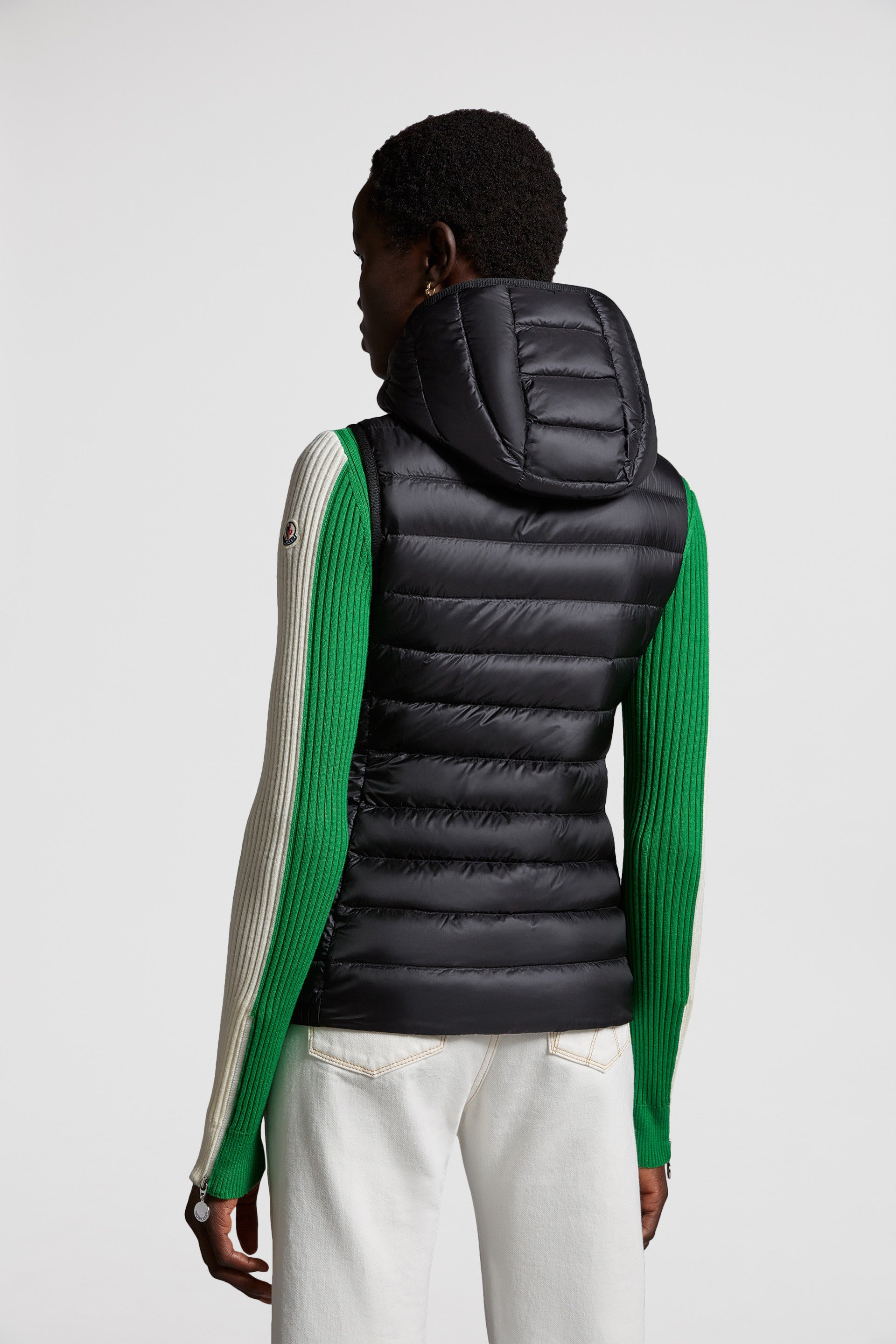 Moncler, Glygos Vest, Black Sleeveless Vest, Luxury Fashion, Women's Designer Vest