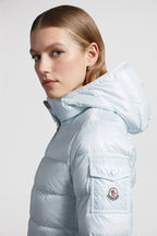 Quilted jacket, Blue jacket, Luxury outerwear, Moncler jacket, Designer jacket