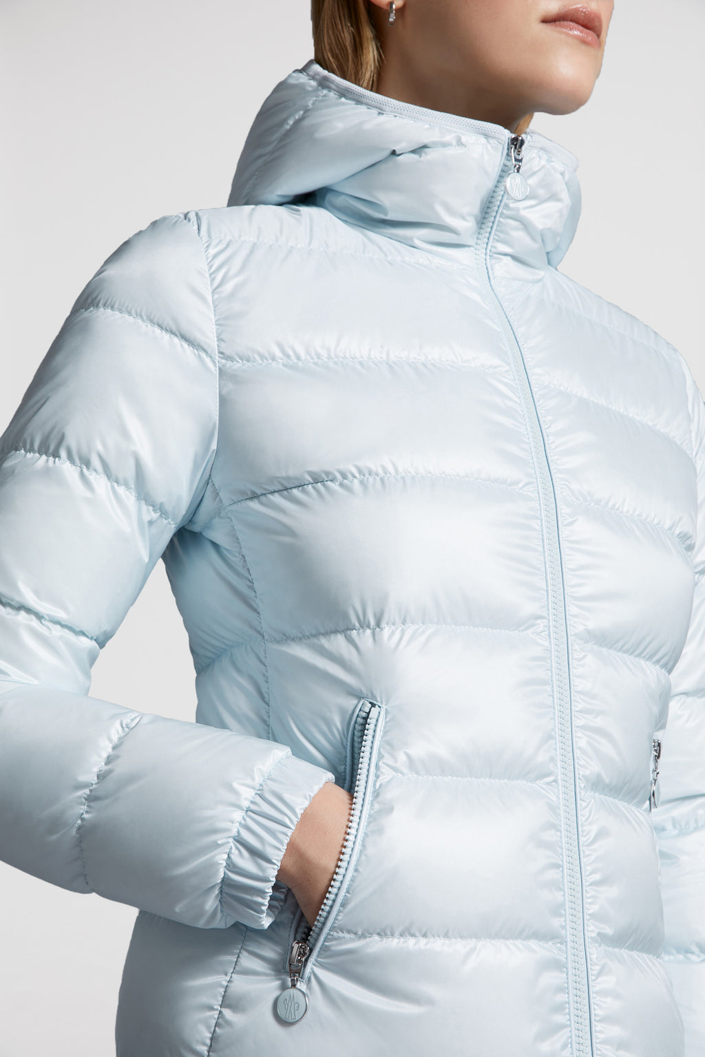 Quilted jacket, Blue jacket, Luxury outerwear, Moncler jacket, Designer jacket