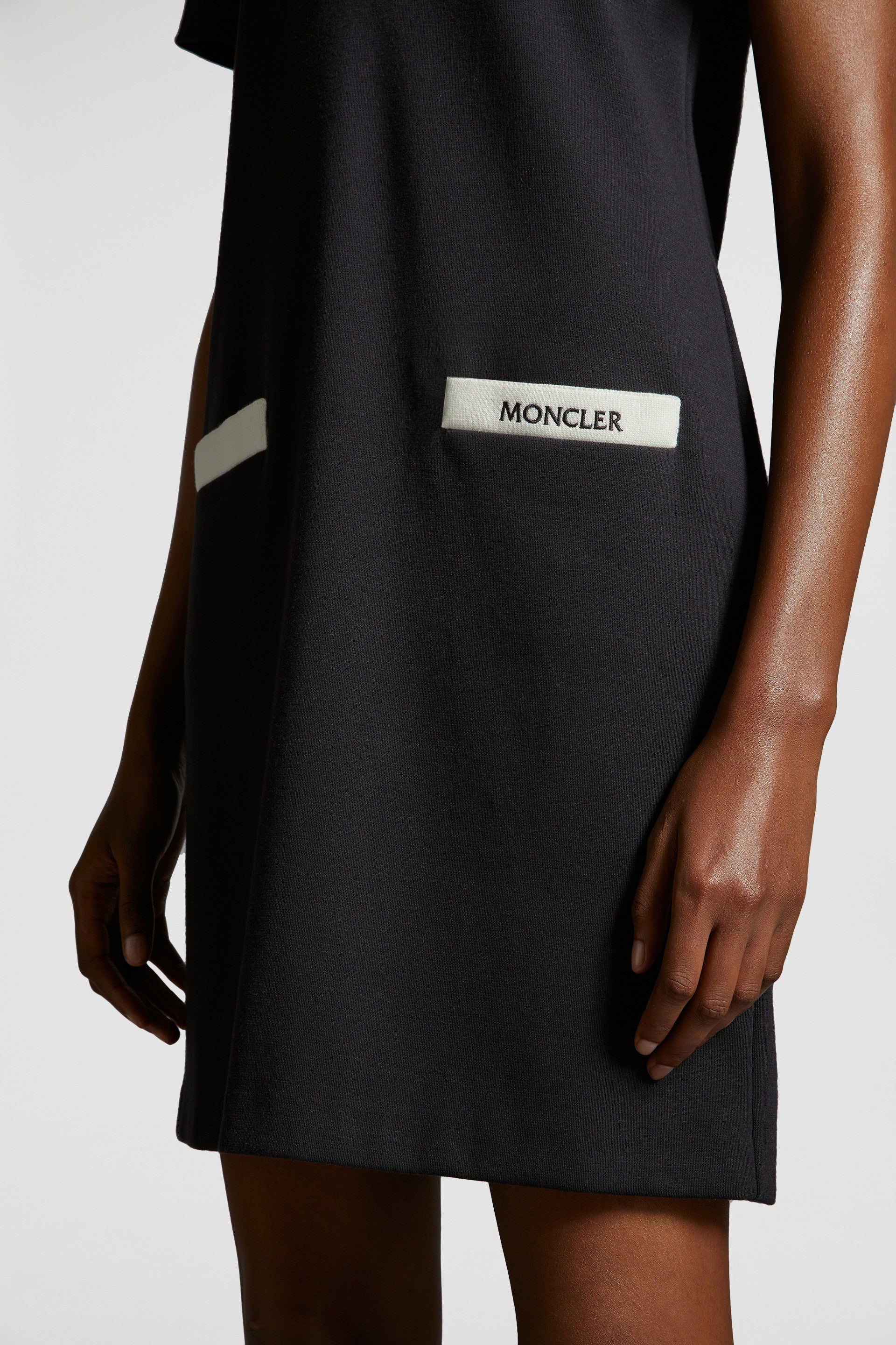 Blue Knit Dress - Moncler - Women | WE IN STYLE Blue Knit Dress - Moncler - Women | WE IN STYLE