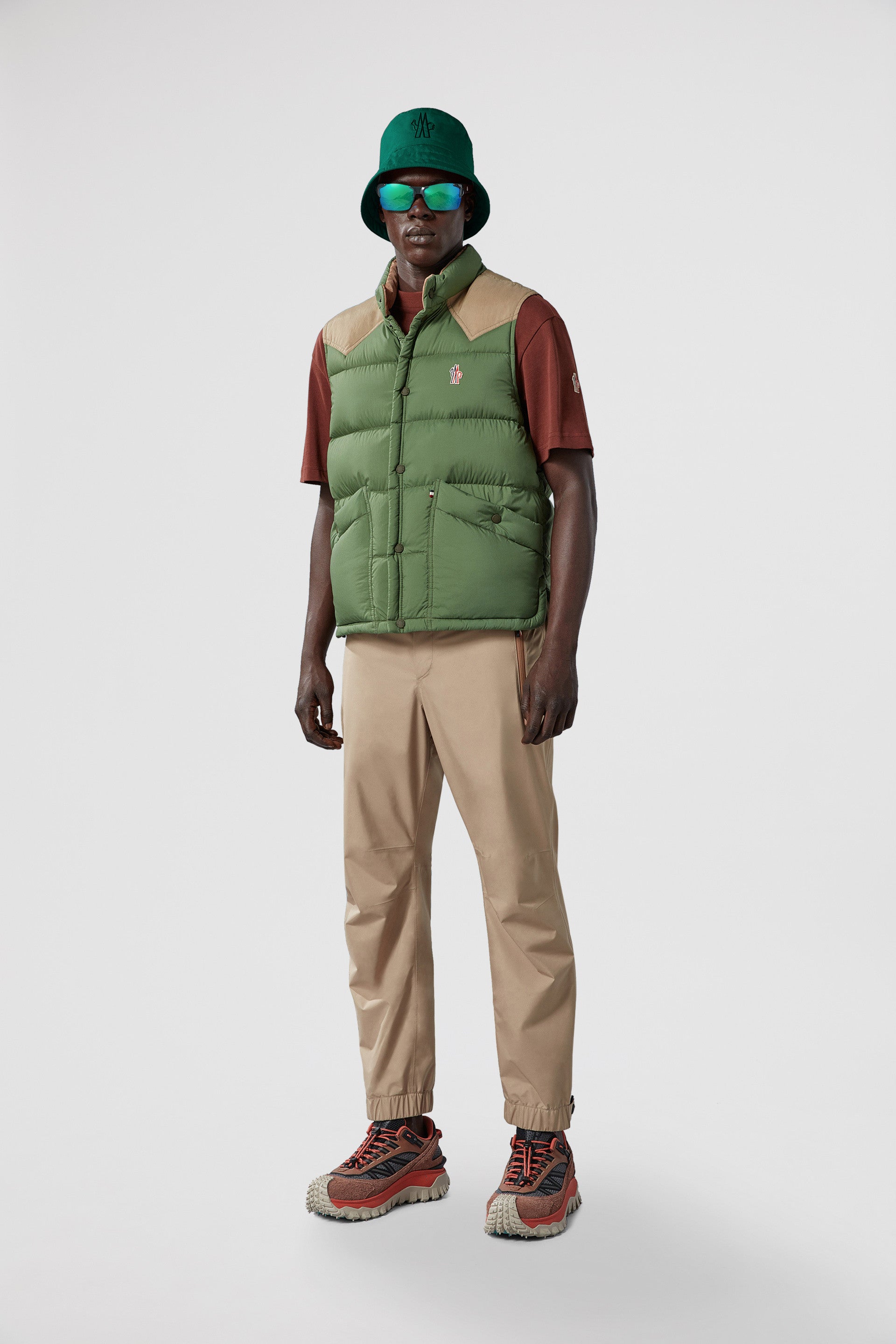 Veny down jacket, sleeveless jacket, Moncler Grenoble, luxury outerwear, nylon jacket