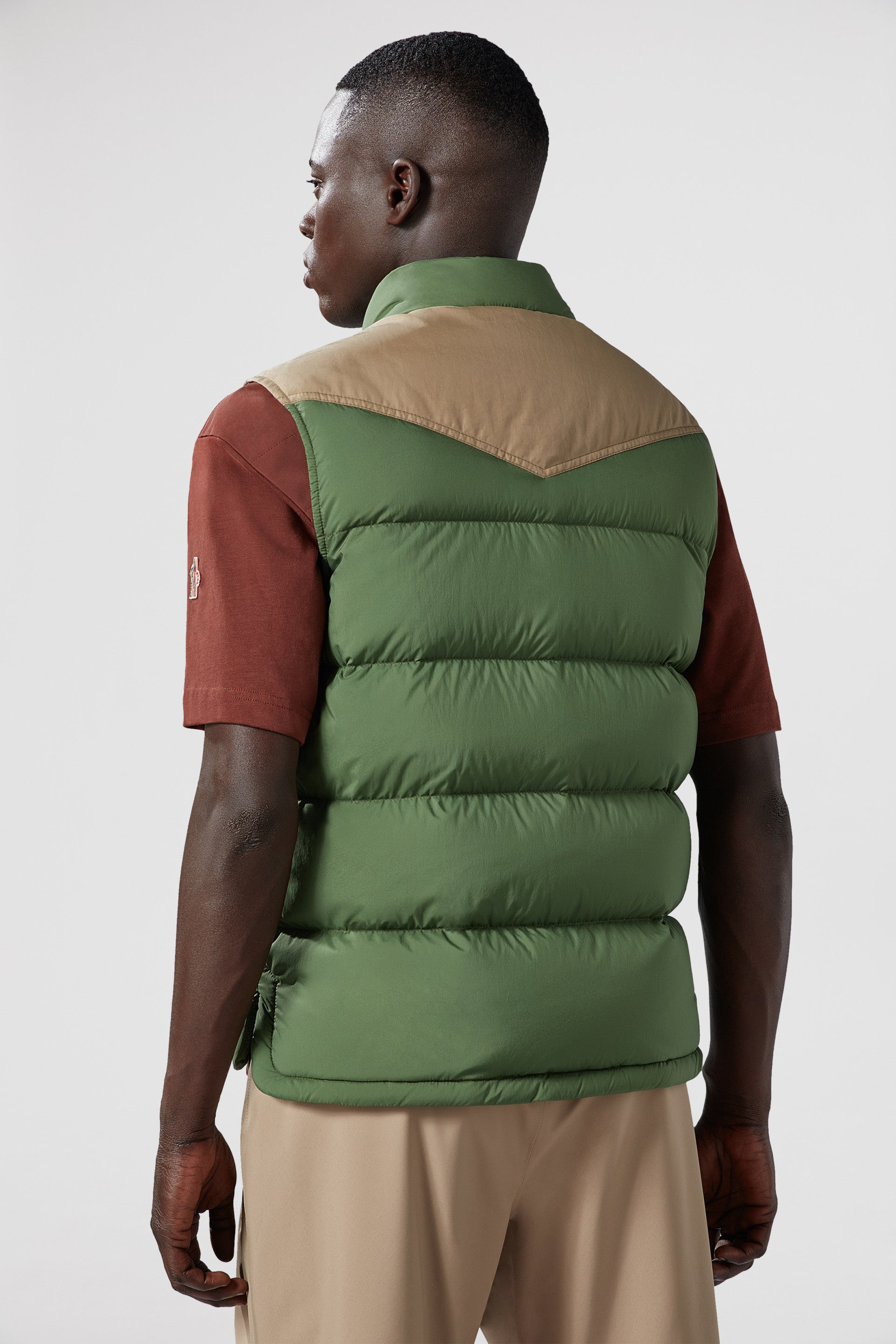 Veny down jacket, sleeveless jacket, Moncler Grenoble, luxury outerwear, nylon jacket