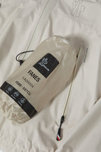 luxury windbreaker, beige nylon jacket, Moncler Grenoble, high-end outerwear, versatile ladies' jacket