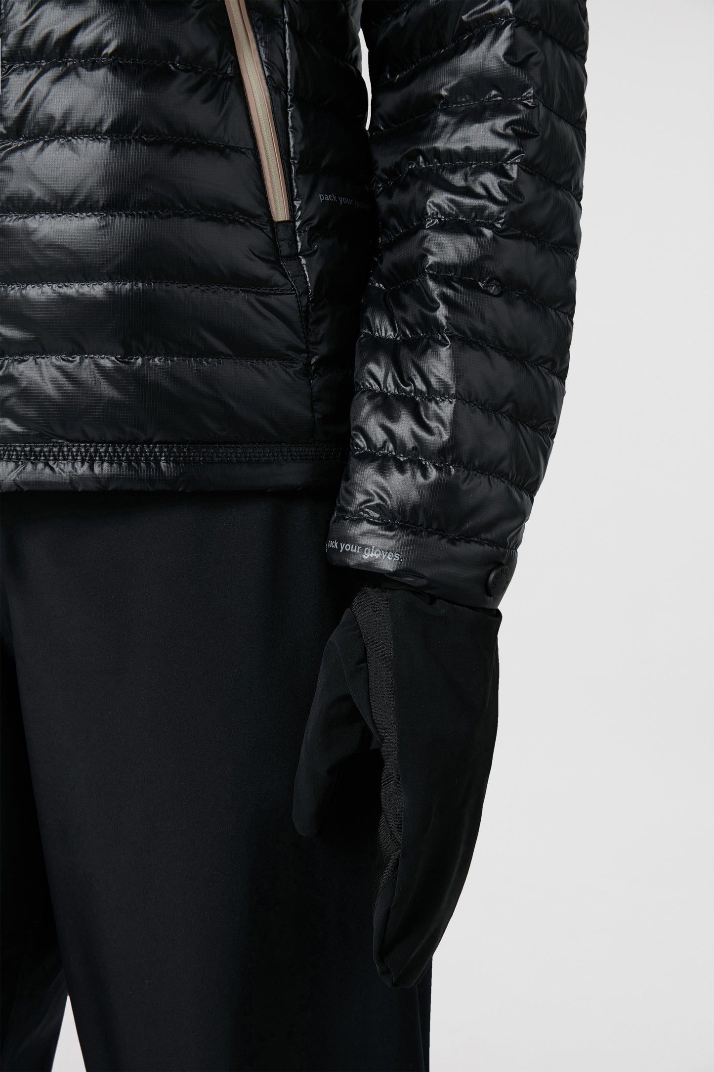 quilted jacket, nylon jacket, luxury outerwear, Moncler Grenoble, black jacket