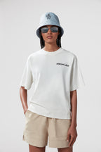 Bild des weißen Logo-T-Shirts von Moncler Grenoble für Damen - Saison Frühling/Sommer 2024 - Detailansicht 13