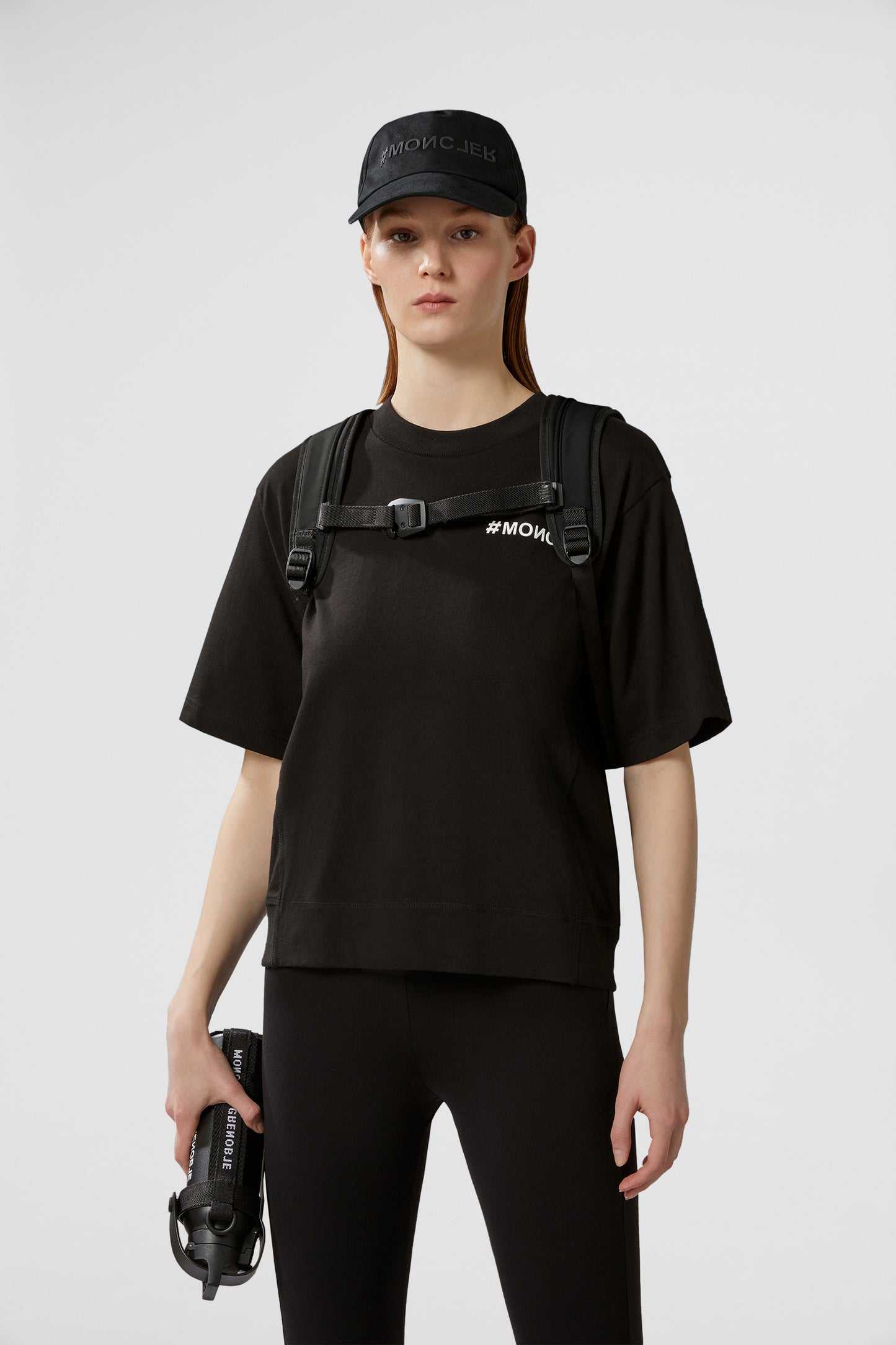 Moncler, Black Logo T-shirt, Luxury Clothing, High-End Fashion, Timeless Elegance