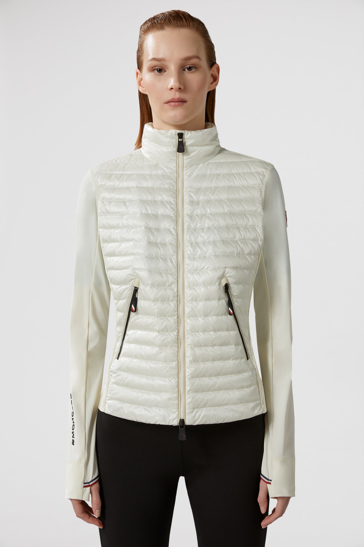 Moncler Grenoble, Two-Tone Jacket, White Jacket, Spring-Summer 2024, Luxury Nylon Jacket