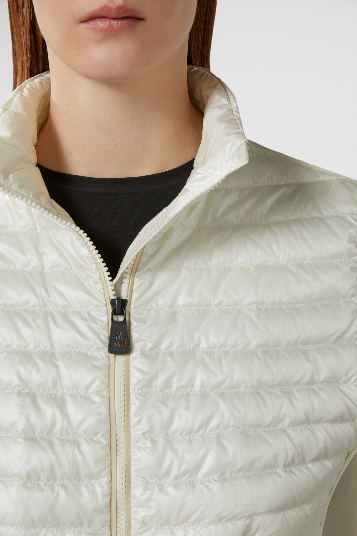 Moncler Grenoble, Two-Tone Jacket, White Jacket, Spring-Summer 2024, Luxury Nylon Jacket