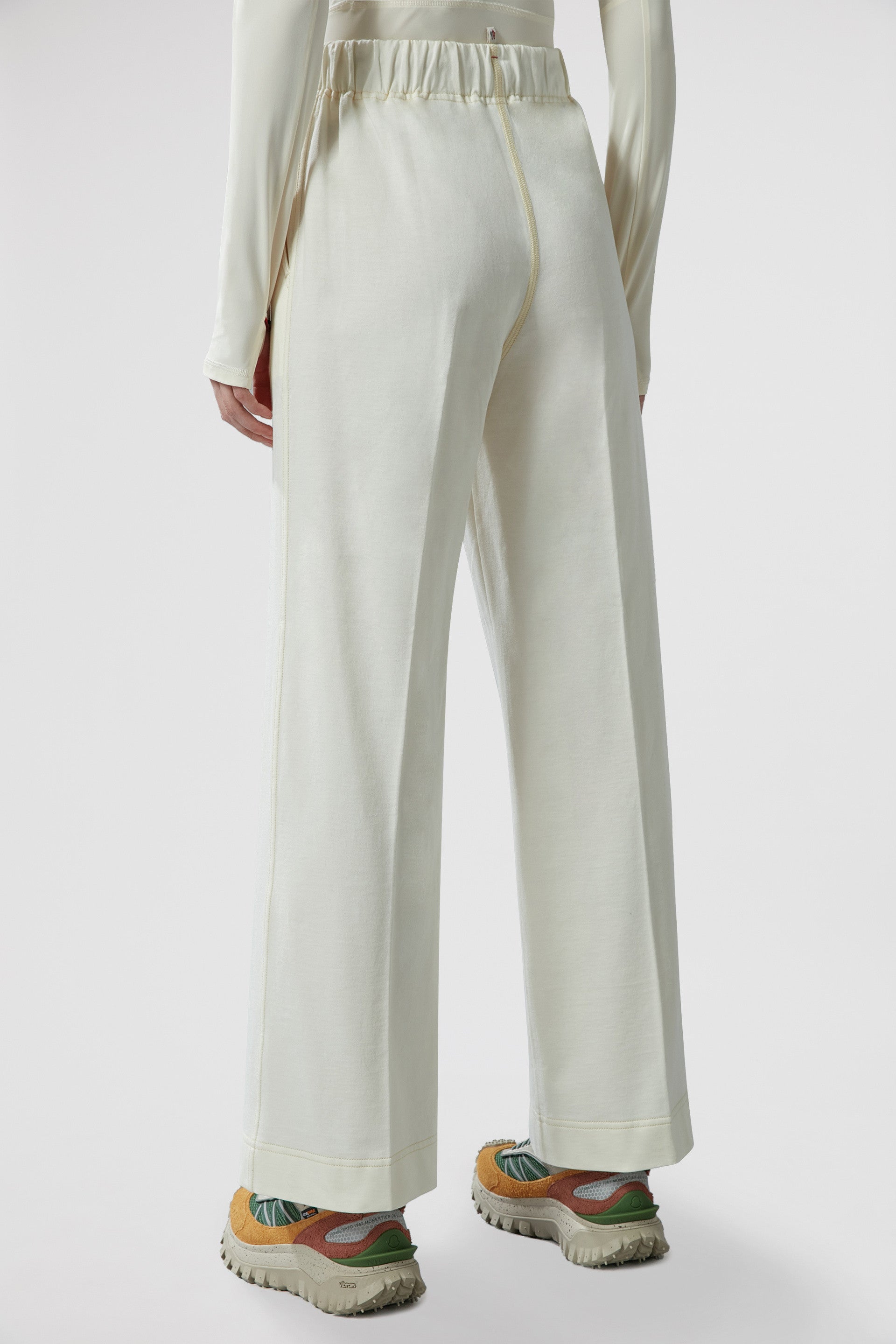 Imagen de Pantalones de Jogging de Algodón de Moncler Grenoble para Mujeres - Temporada Primavera-Verano 2024 - Vista de Detalle 10