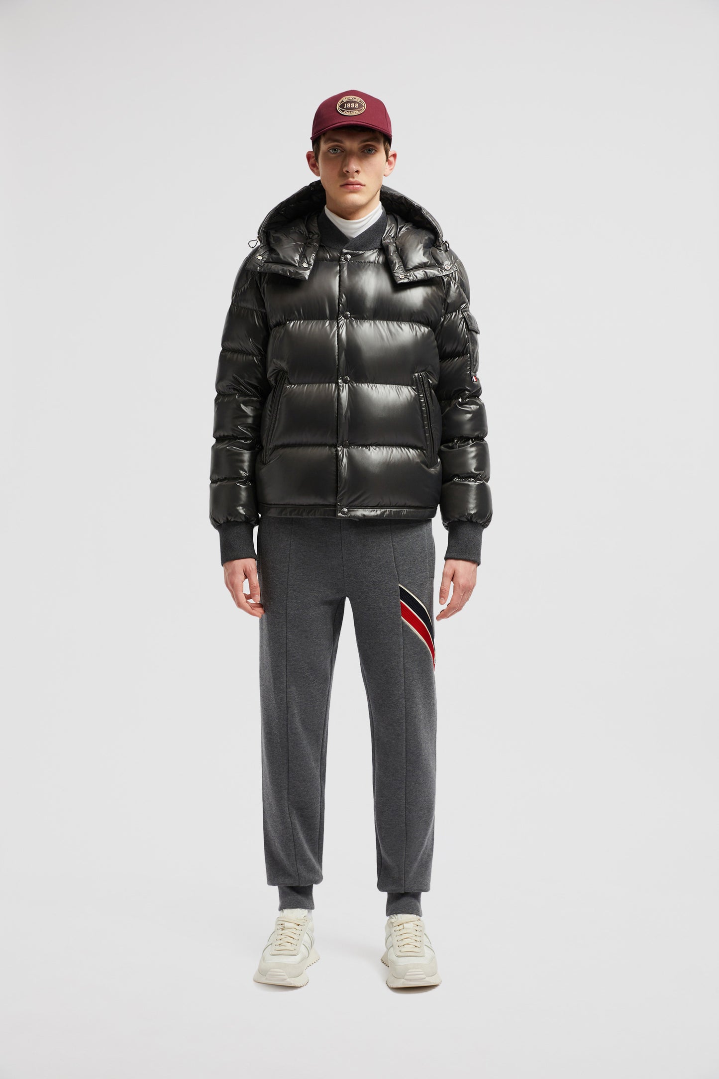 Moncler, Dark Taupe Jacket, Quilted Jacket, Luxury Outerwear, Autumn Winter 2024