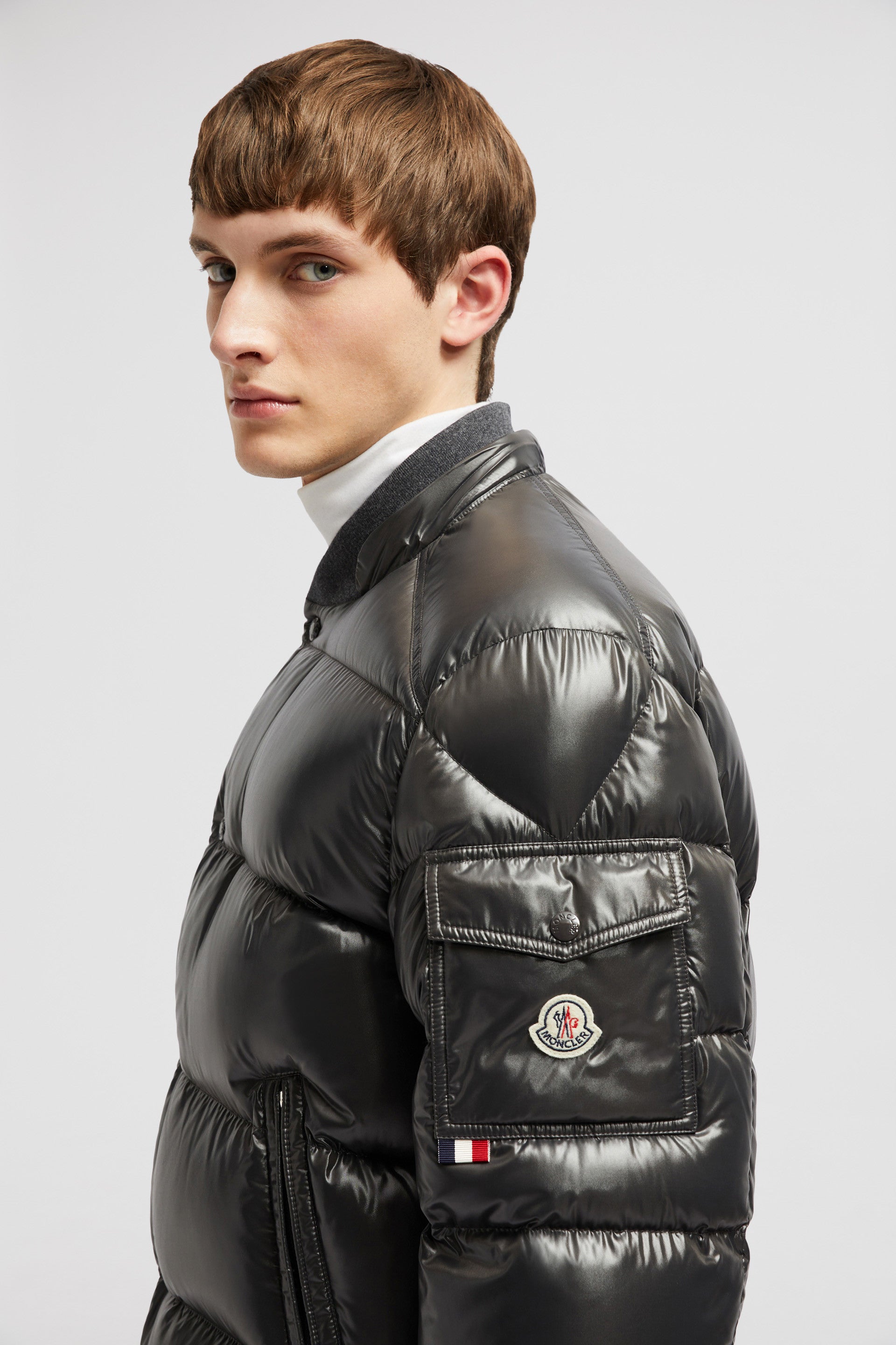 Moncler, Dark Taupe Jacket, Quilted Jacket, Luxury Outerwear, Autumn Winter 2024