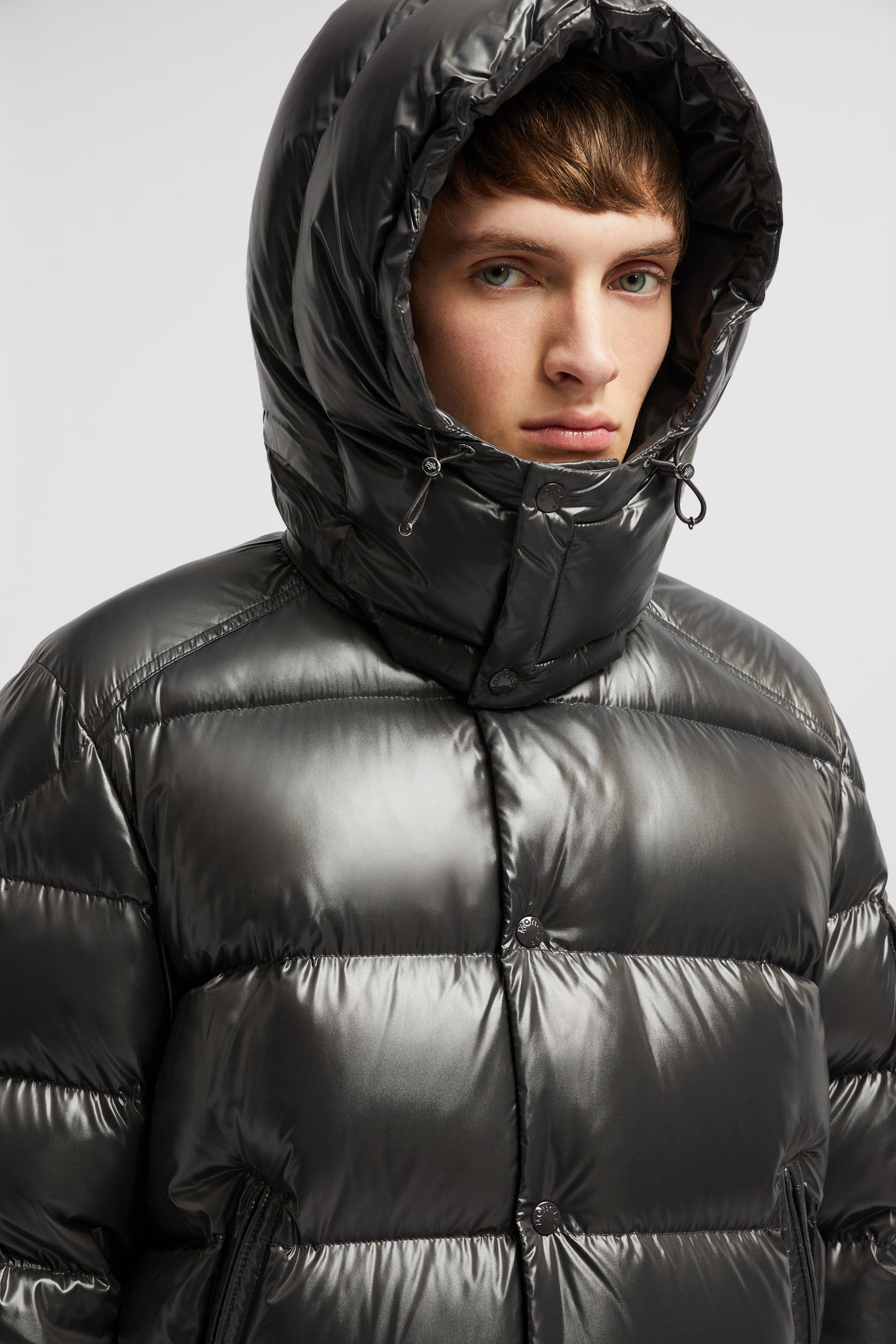 Moncler, Dark Taupe Jacket, Quilted Jacket, Luxury Outerwear, Autumn Winter 2024