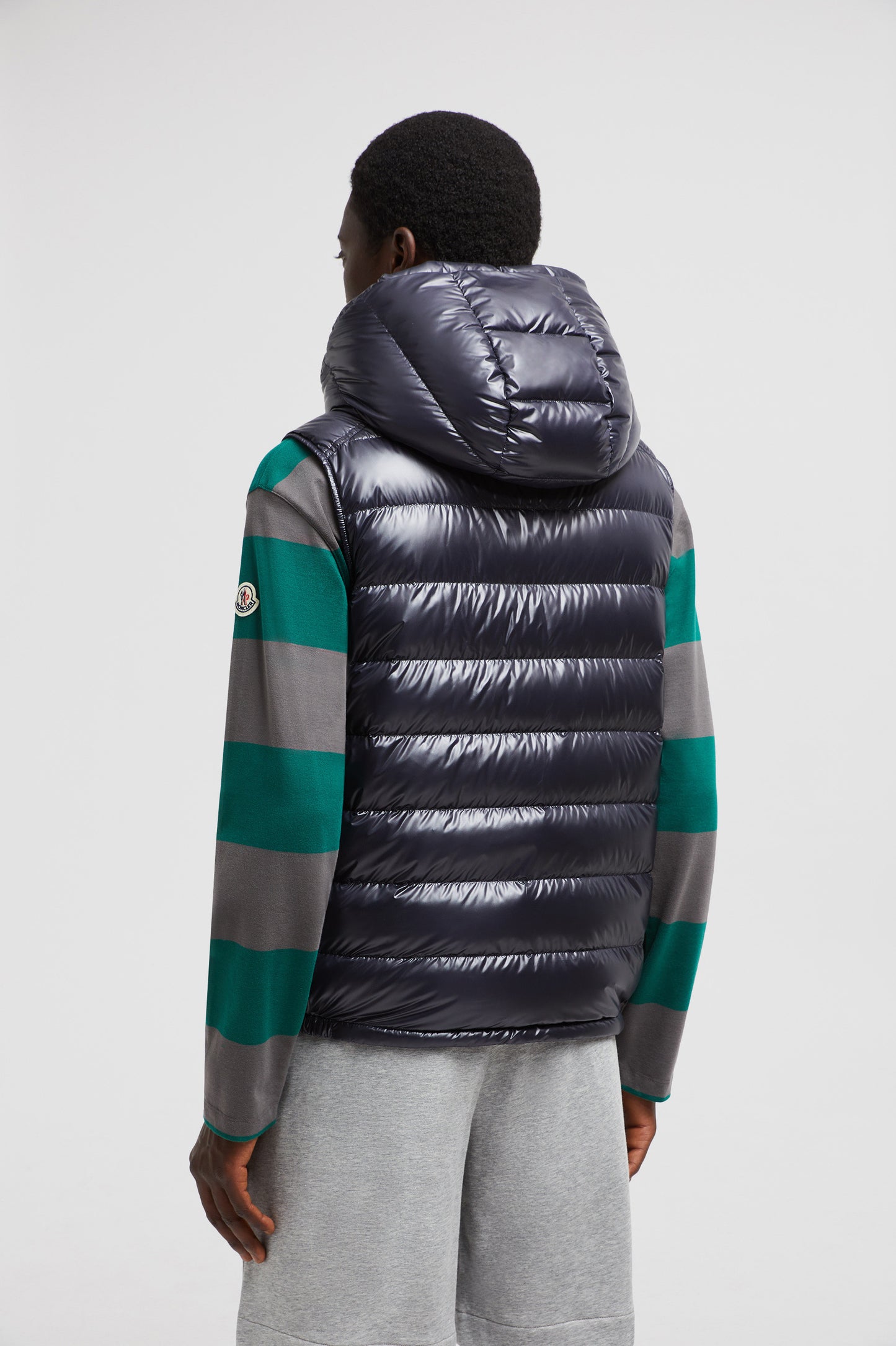 Moncler, Sleeveless Puffer Jacket, Navy Blue Jacket, Autumn-Winter 2024, Luxury Outerwear