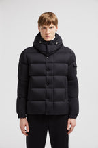 Moncler, down jacket, nylon jacket, black outerwear, winter fashion